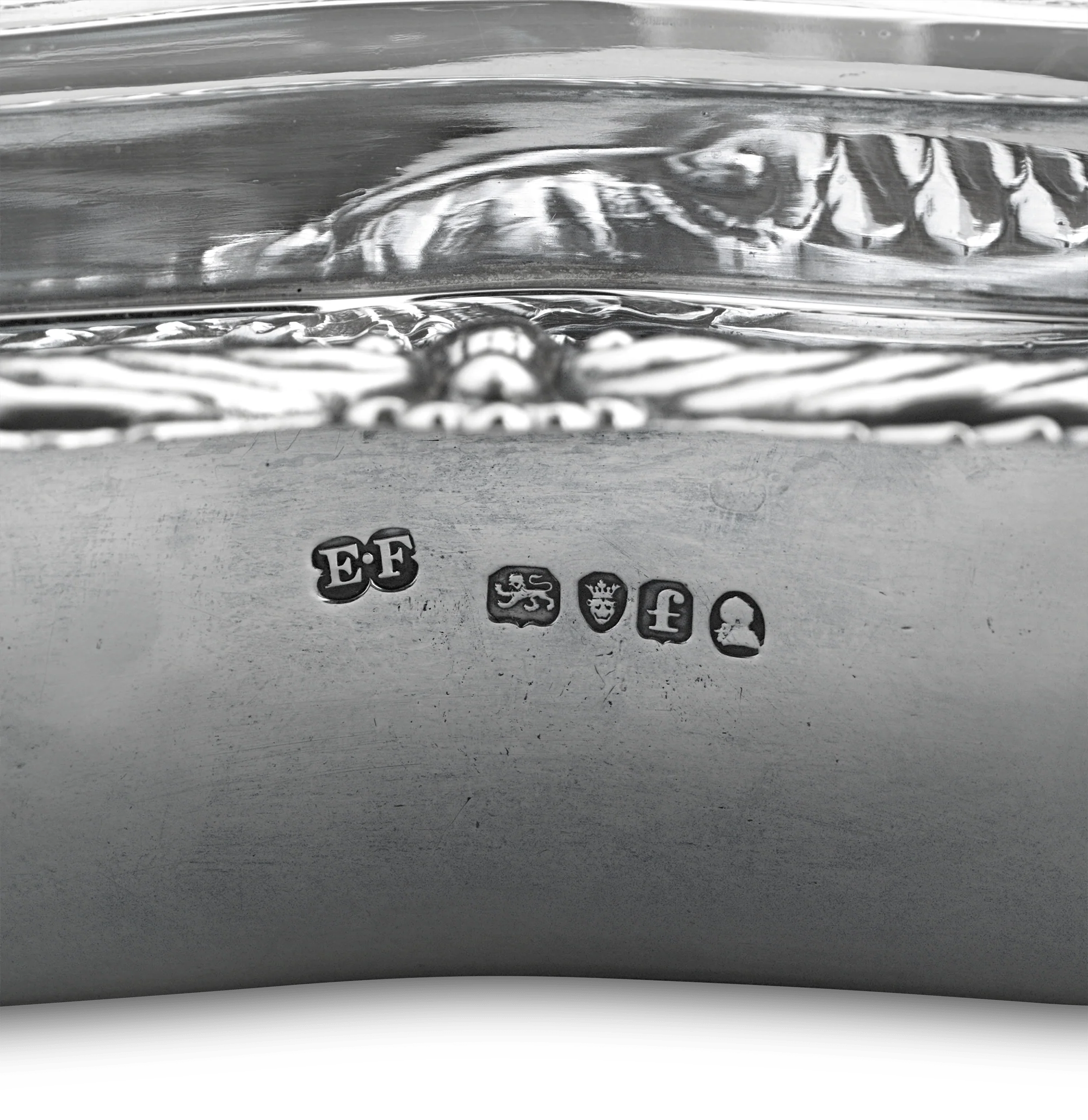 Pair of Silver Entree Dishes by Edward Farrell - Image 4