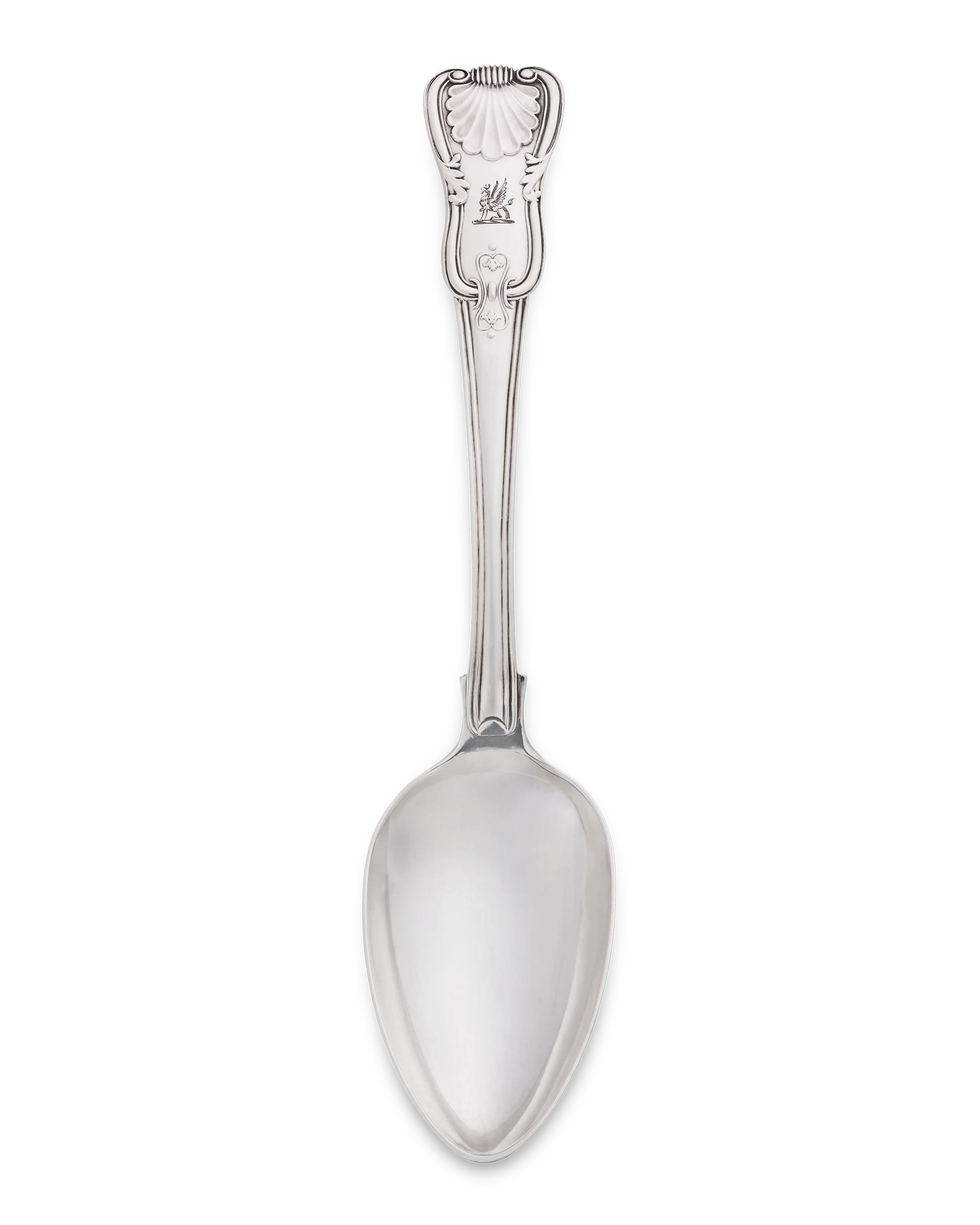 Pair of Victorian Sterling Silver Serving Spoons - Image 2