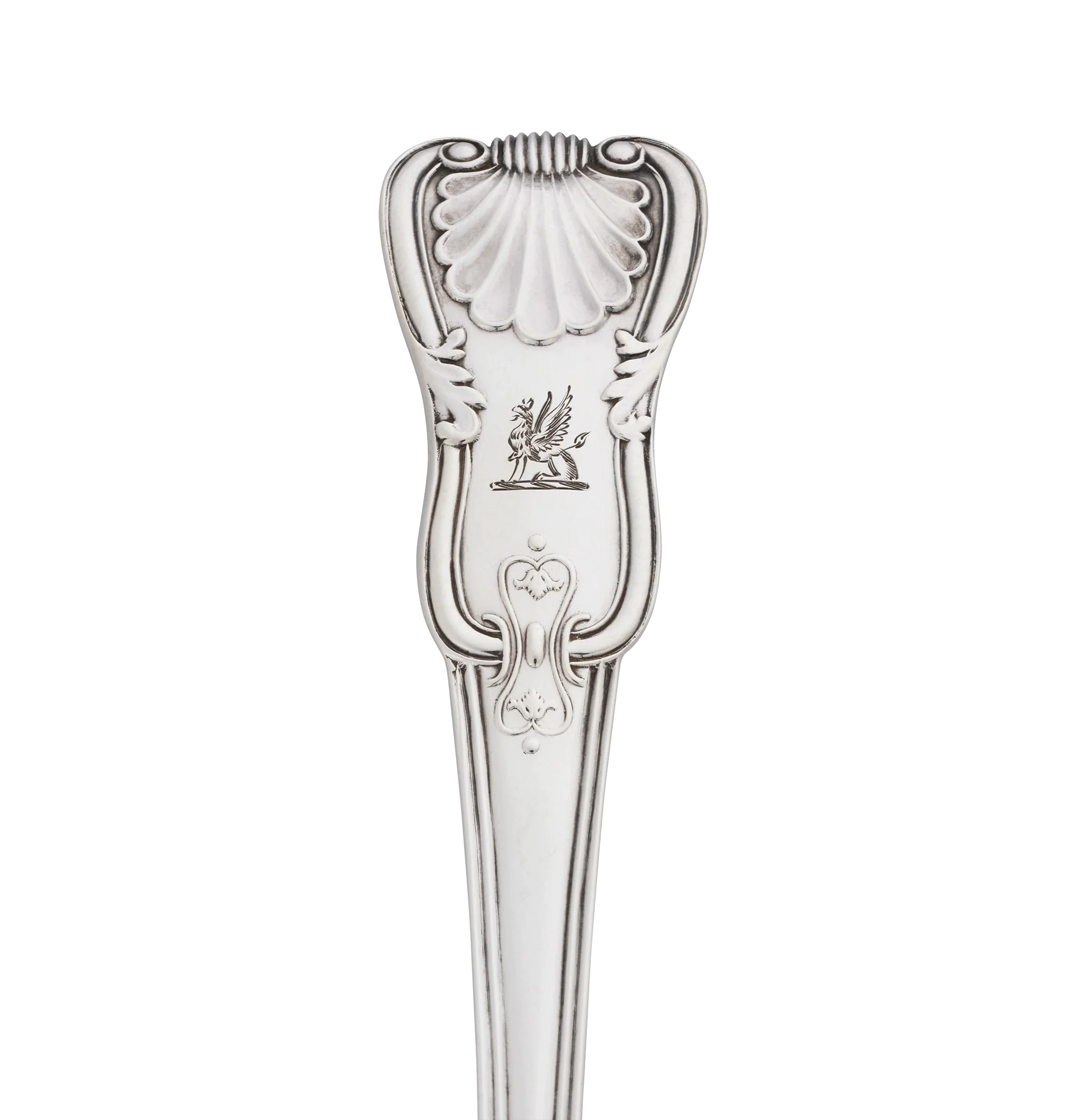 Pair of Victorian Sterling Silver Serving Spoons - Image 3