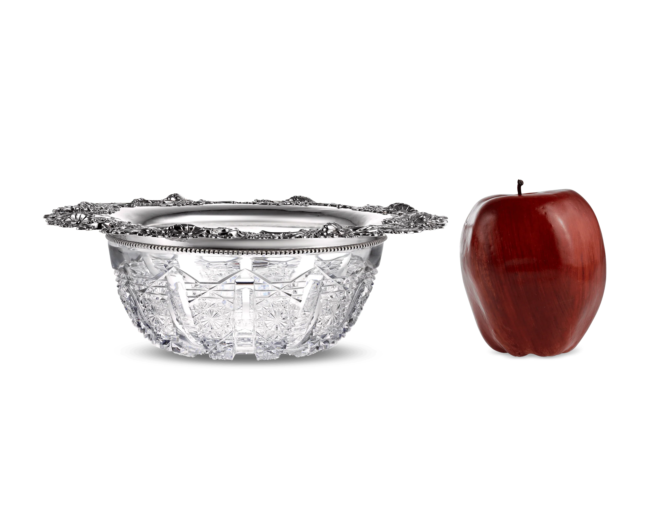 Panel Pattern Cut Glass Bowl by Hawkes - Image 5