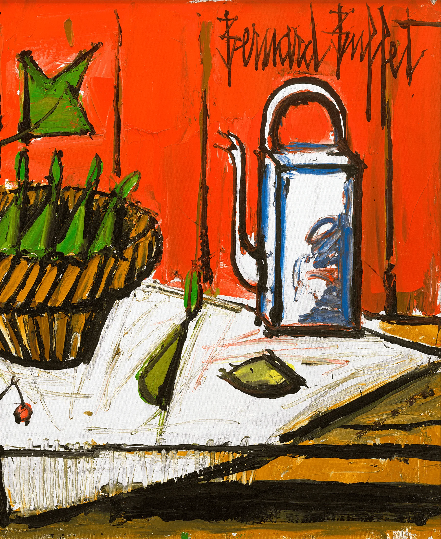 Panier de poires et théière by Bernard Buffet - Image 4