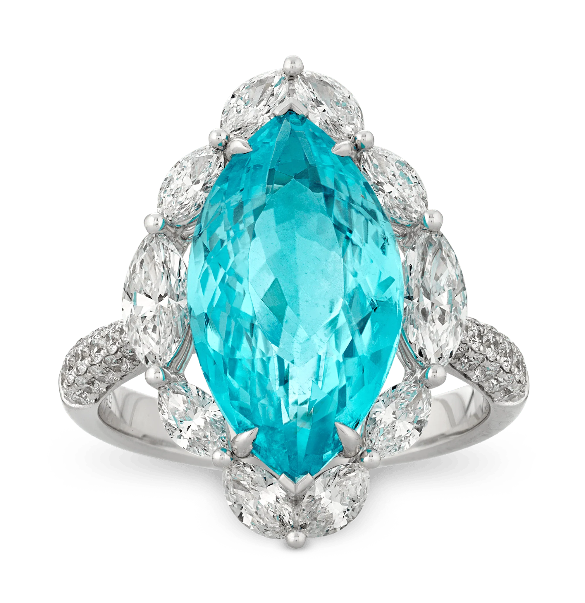 Paraiba Ring, 5.68 Carats