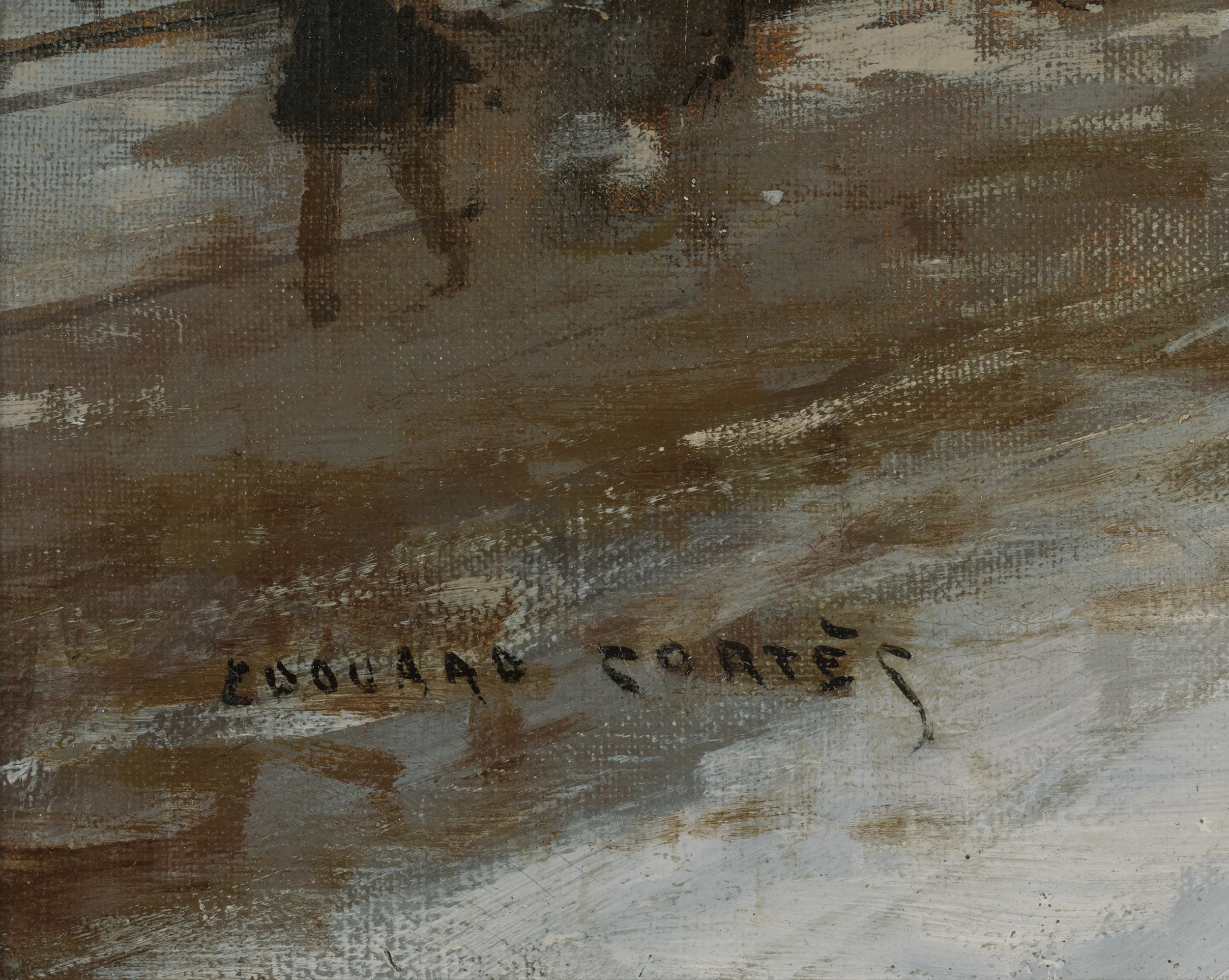 Paris la nuit, Porte Saint Denis by Edouard Léon Cortès - Image 5