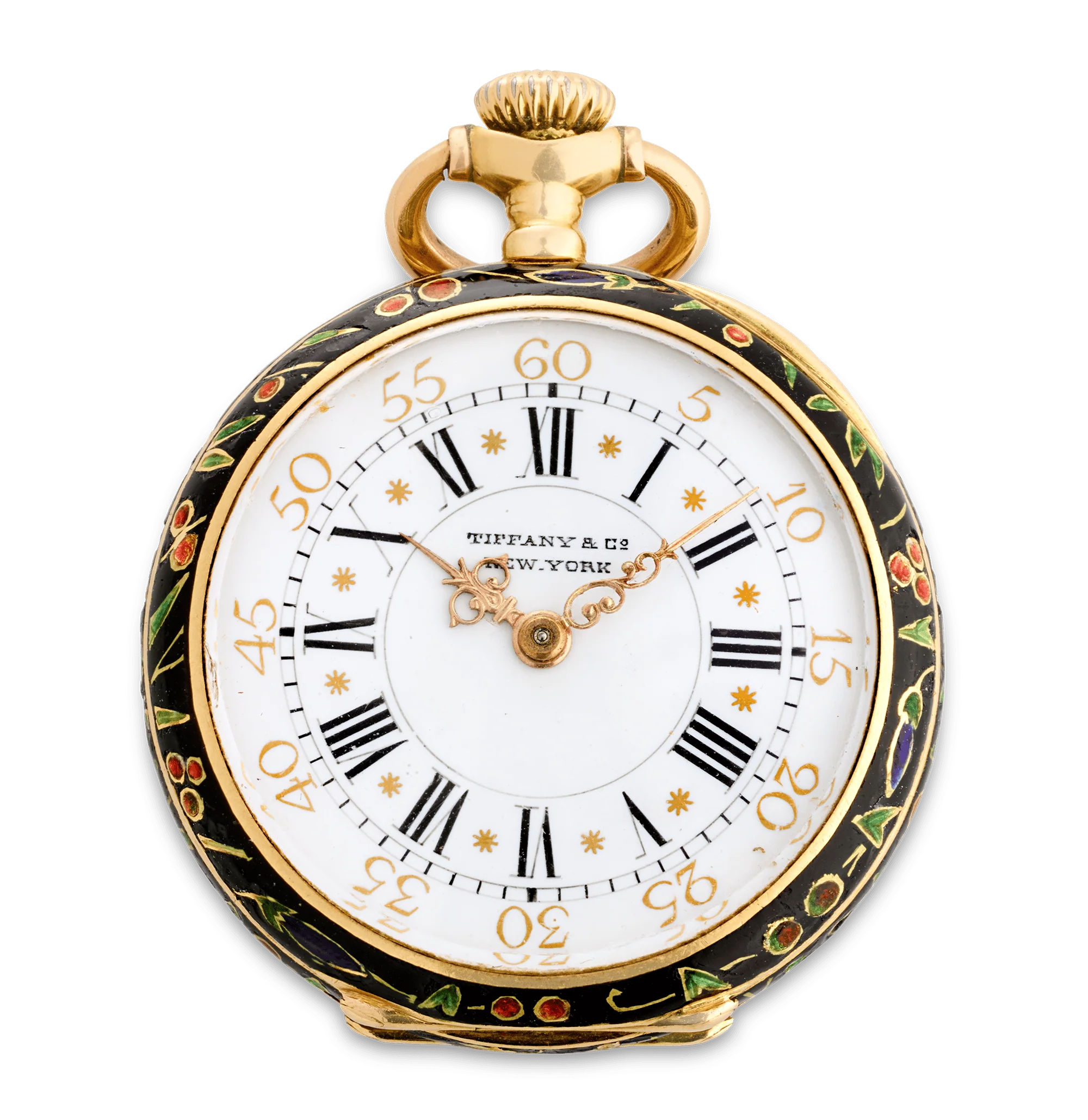 Patek Philippe and Tiffany & Co. Cloisonné Enamel Watch - Image 3
