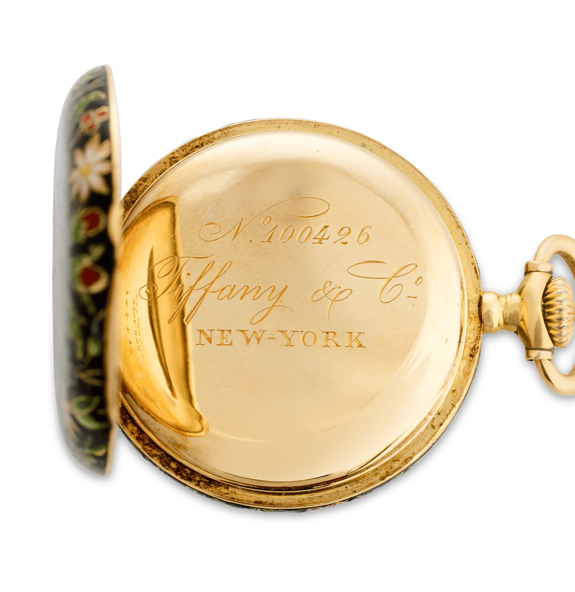 Patek Philippe and Tiffany & Co. Cloisonné Enamel Watch - Image 5