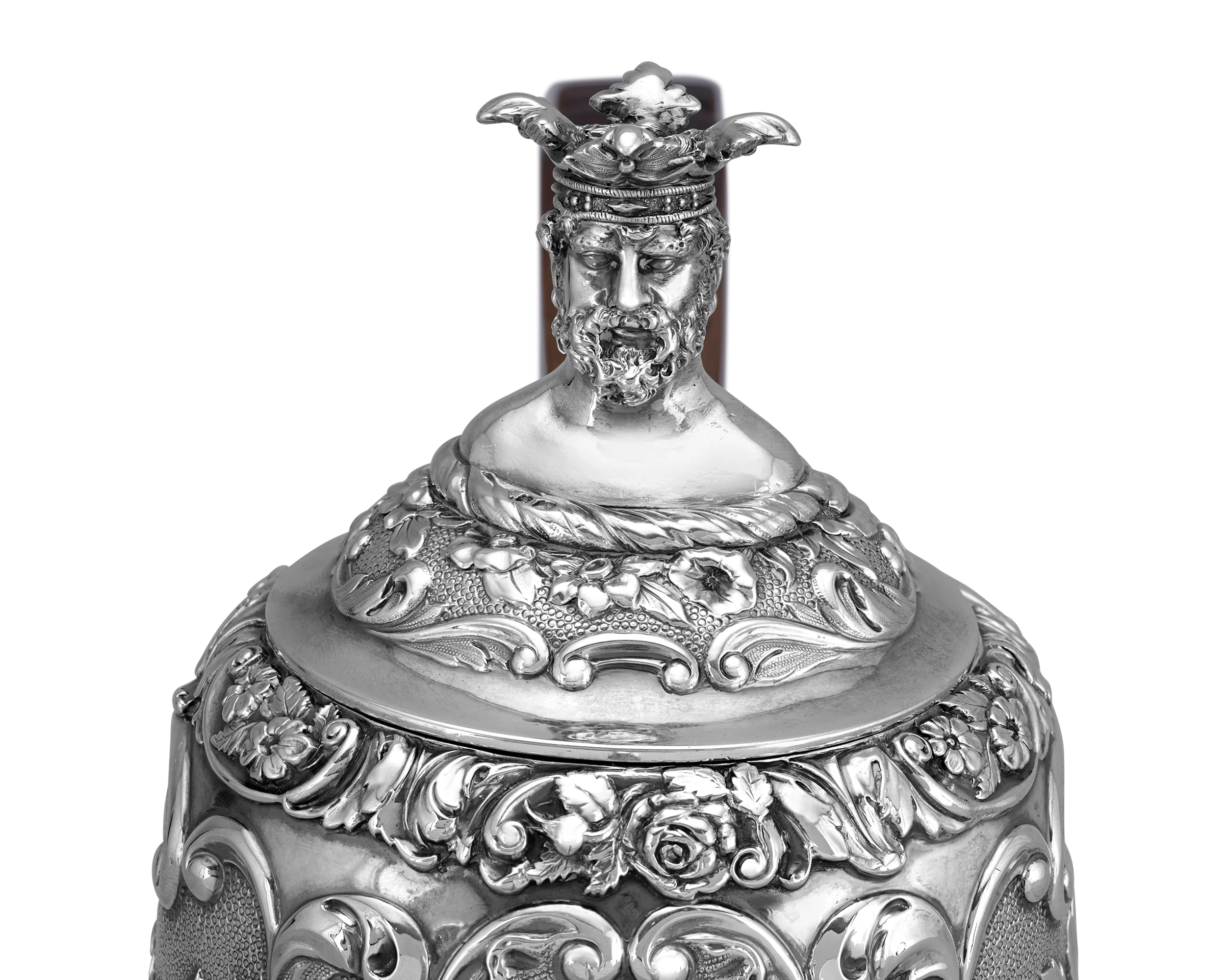 Paul Storr Silver Kings Pattern 4-Piece Tea & Coffee Set - Image 6