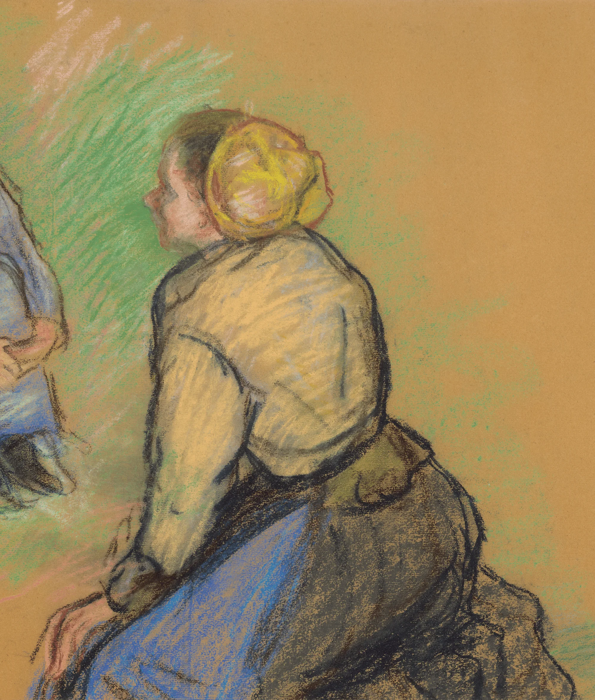 Paysannes assises by Camille Pissarro - Image 4