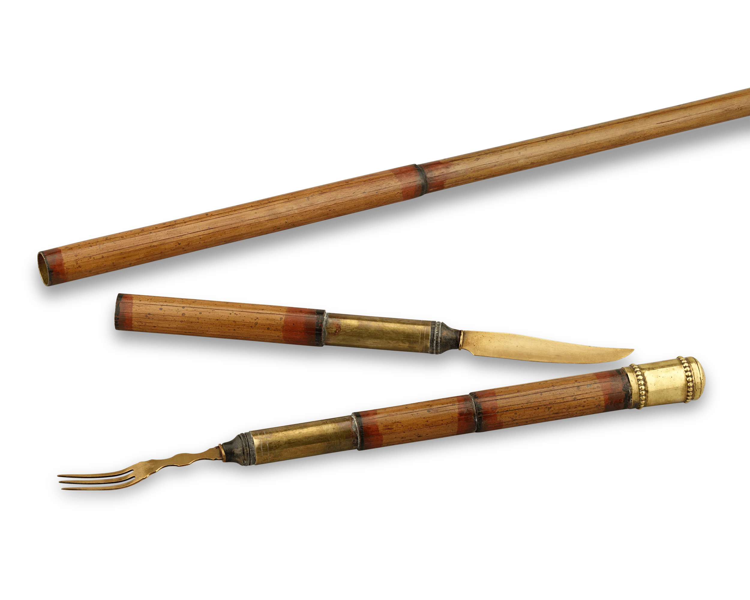 Picnicker’s Fork and Knife Cane