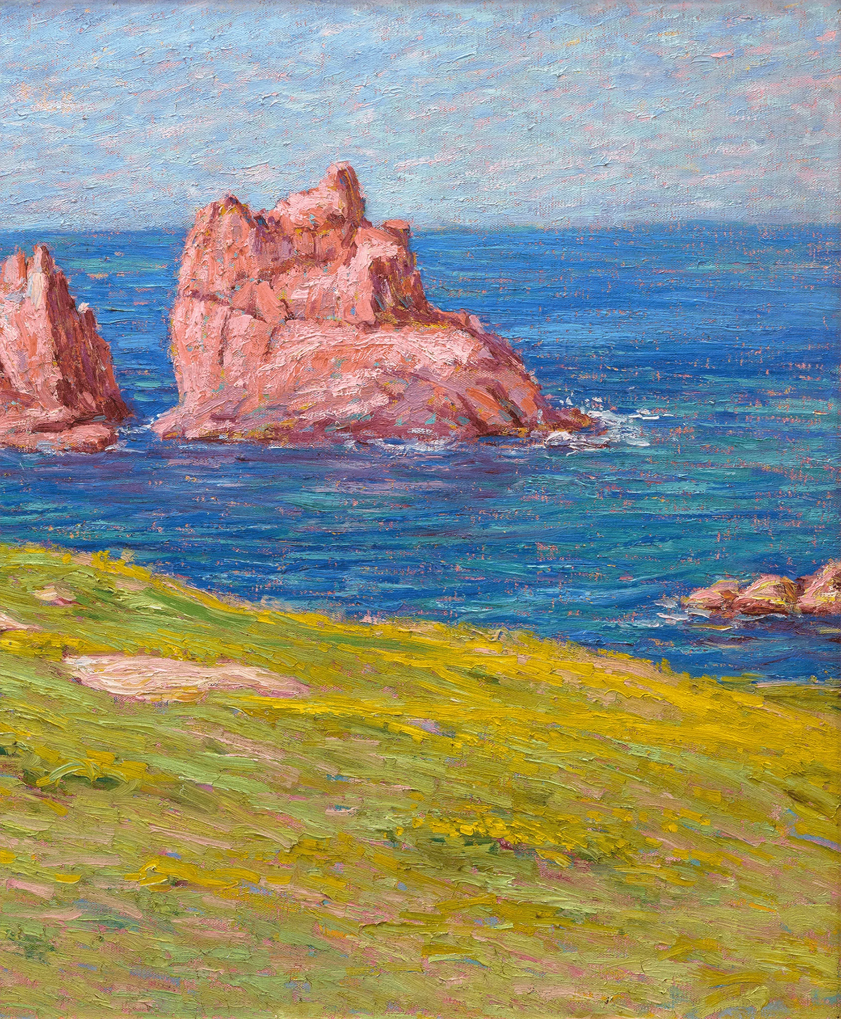 Pink Granite Rocks by Wynford Dewhurst - Image 4