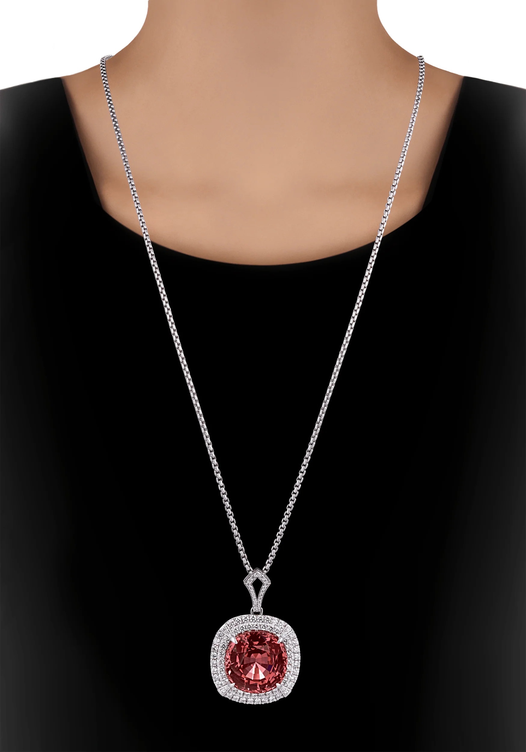 Pink Tourmaline Pendant, 77.93 Carats - Image 4