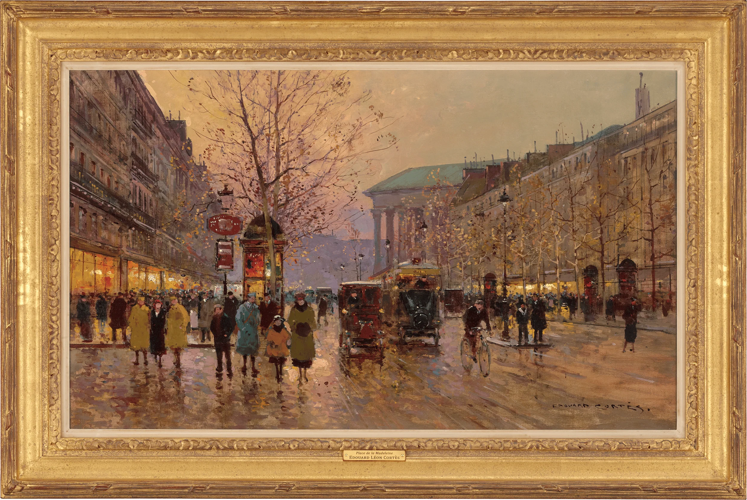 Place de la Madeleine by Edouard Léon Cortès - Image 2