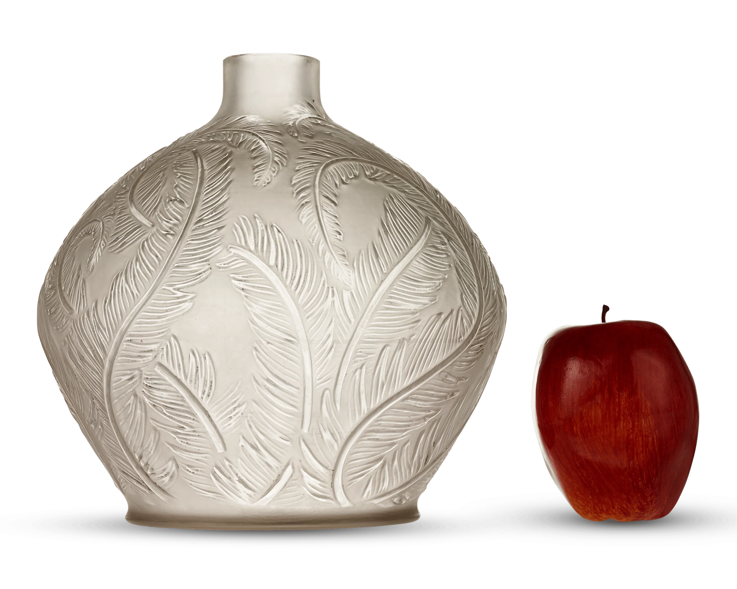 Plumes Glass Vase by René Lalique - Image 3