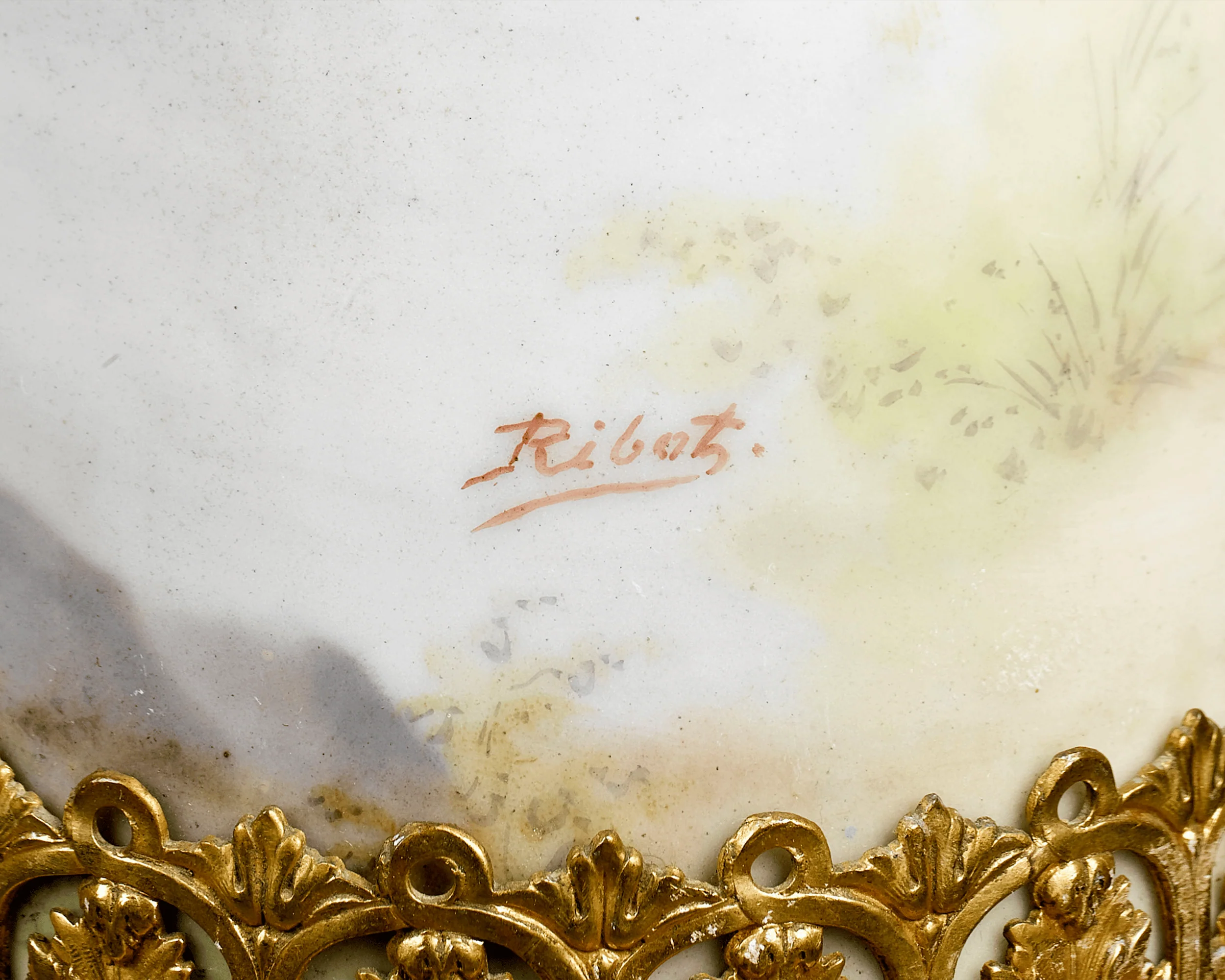 Porcelain and Onyx Pedestal by Ribot - Image 5