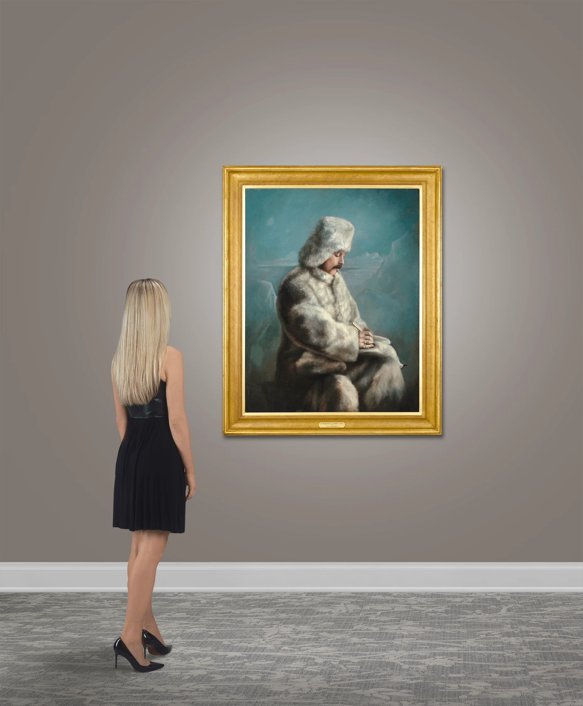 Portrait of Dr. Frederick A. Cook by Albert Operti - Image 6