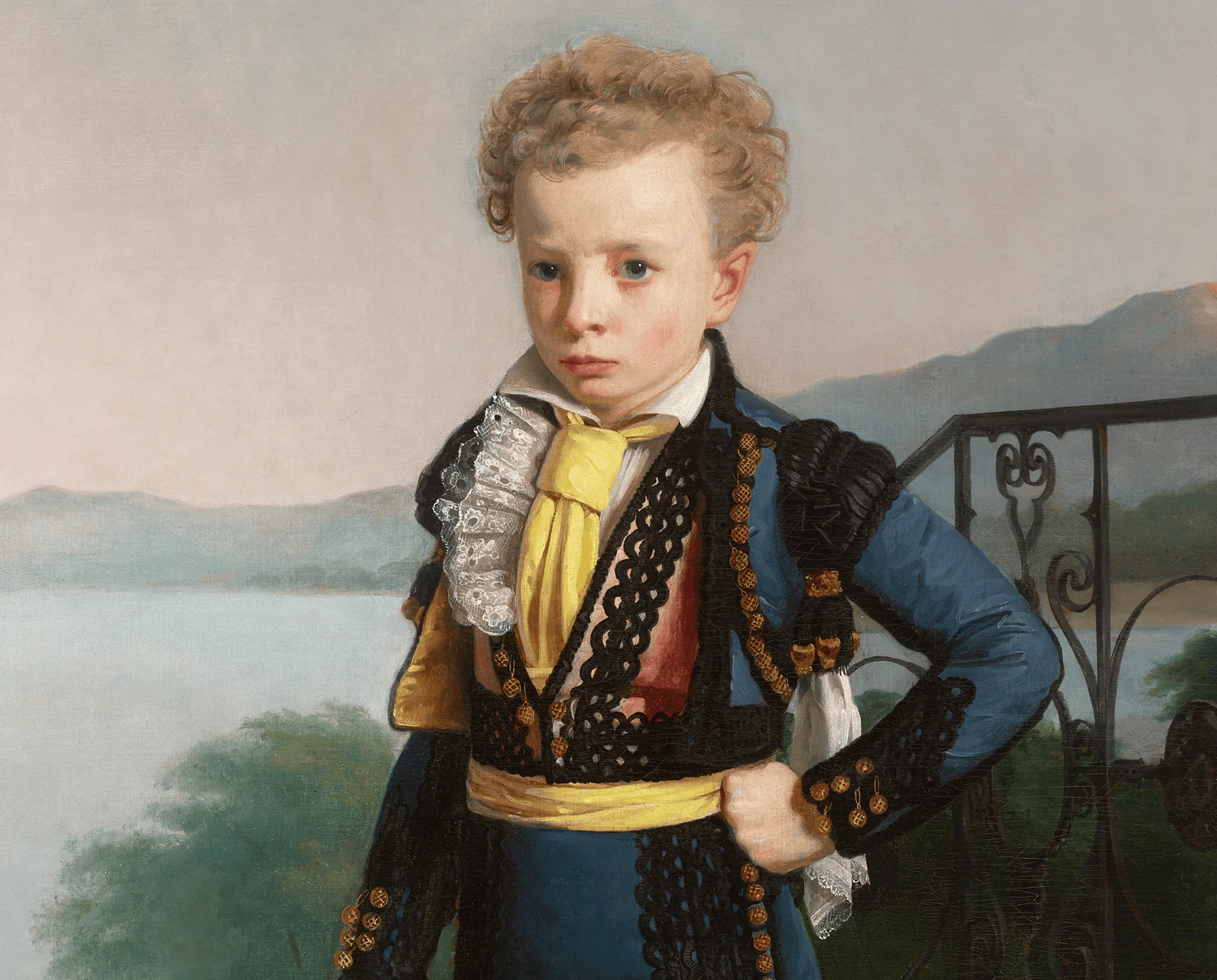 Portrait of Napoléon II attributed to Johann Peter Krafft - Image 3