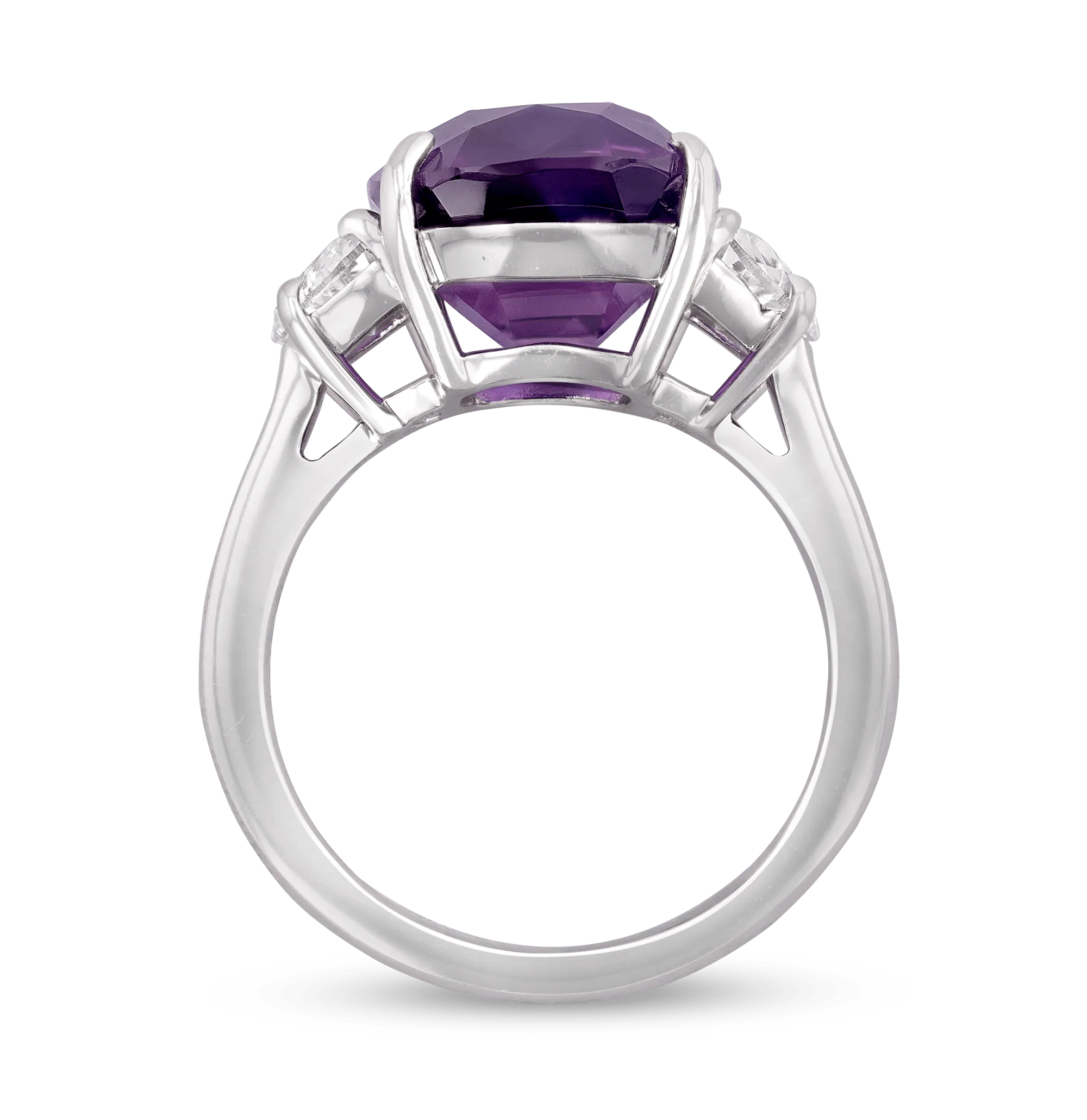 Purple Ceylon Sapphire Ring, 9.23 Carats - Image 2