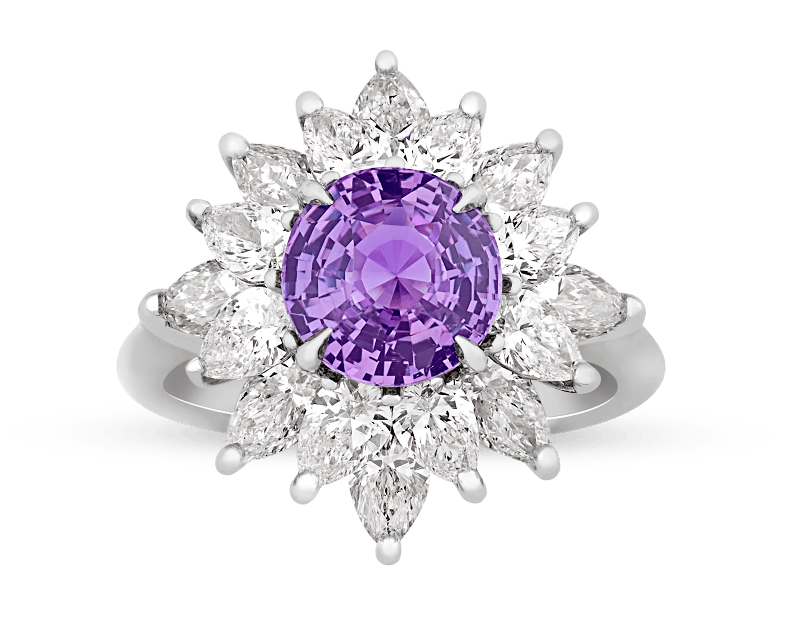 Purple Sapphire Ring, 2.53 Carats - Image 3