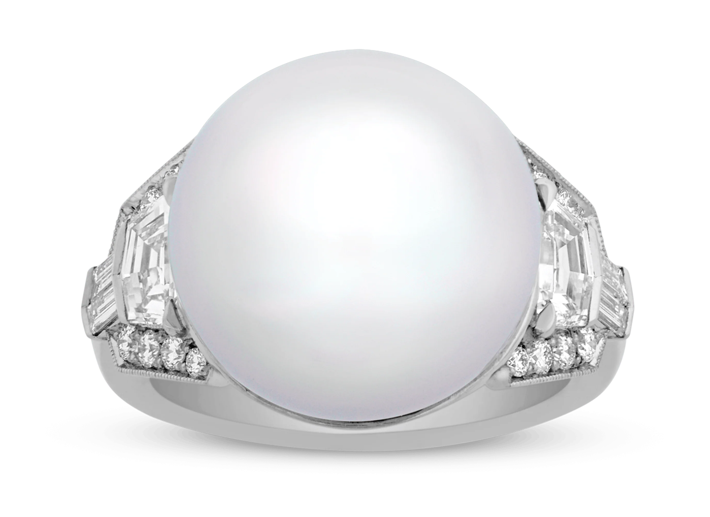 Raymond Yard South Sea Pearl Ring, 14mm - Image 3