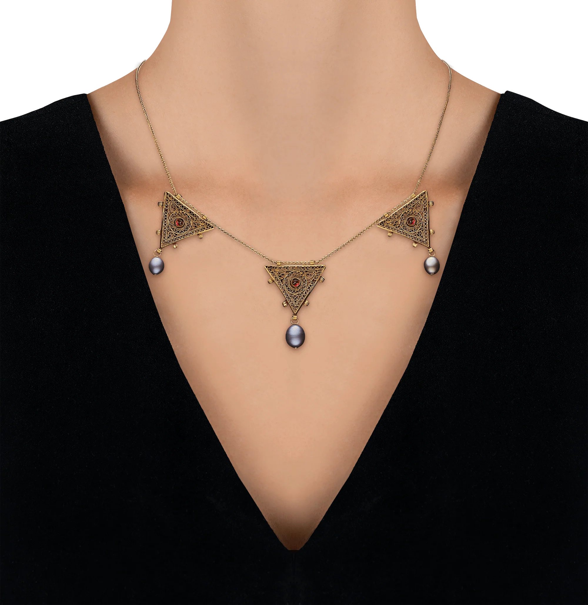 Rebecca Rau Triple Trove Necklace - Image 3
