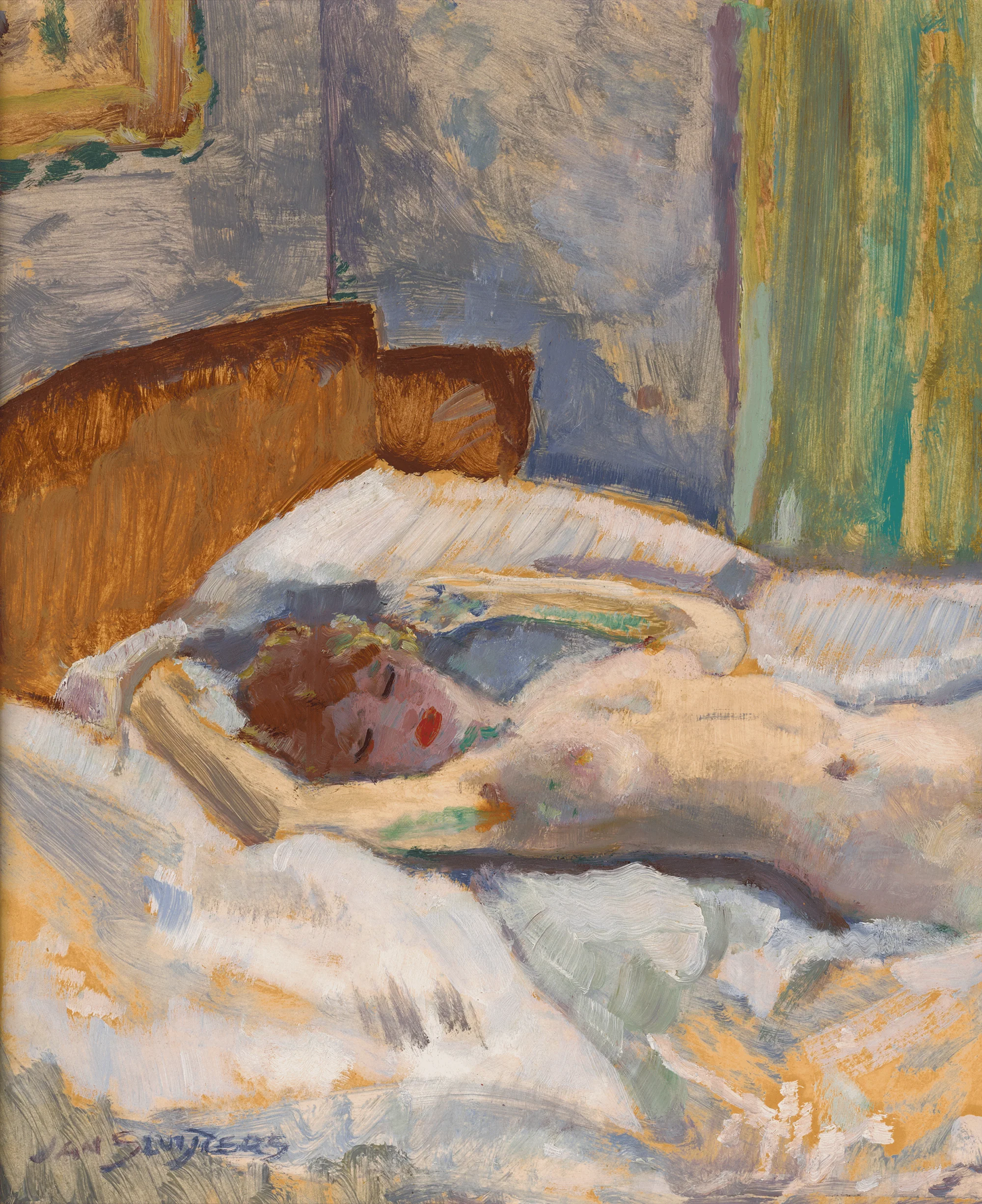 Reclining Nude by Jan Sluijters - Image 3