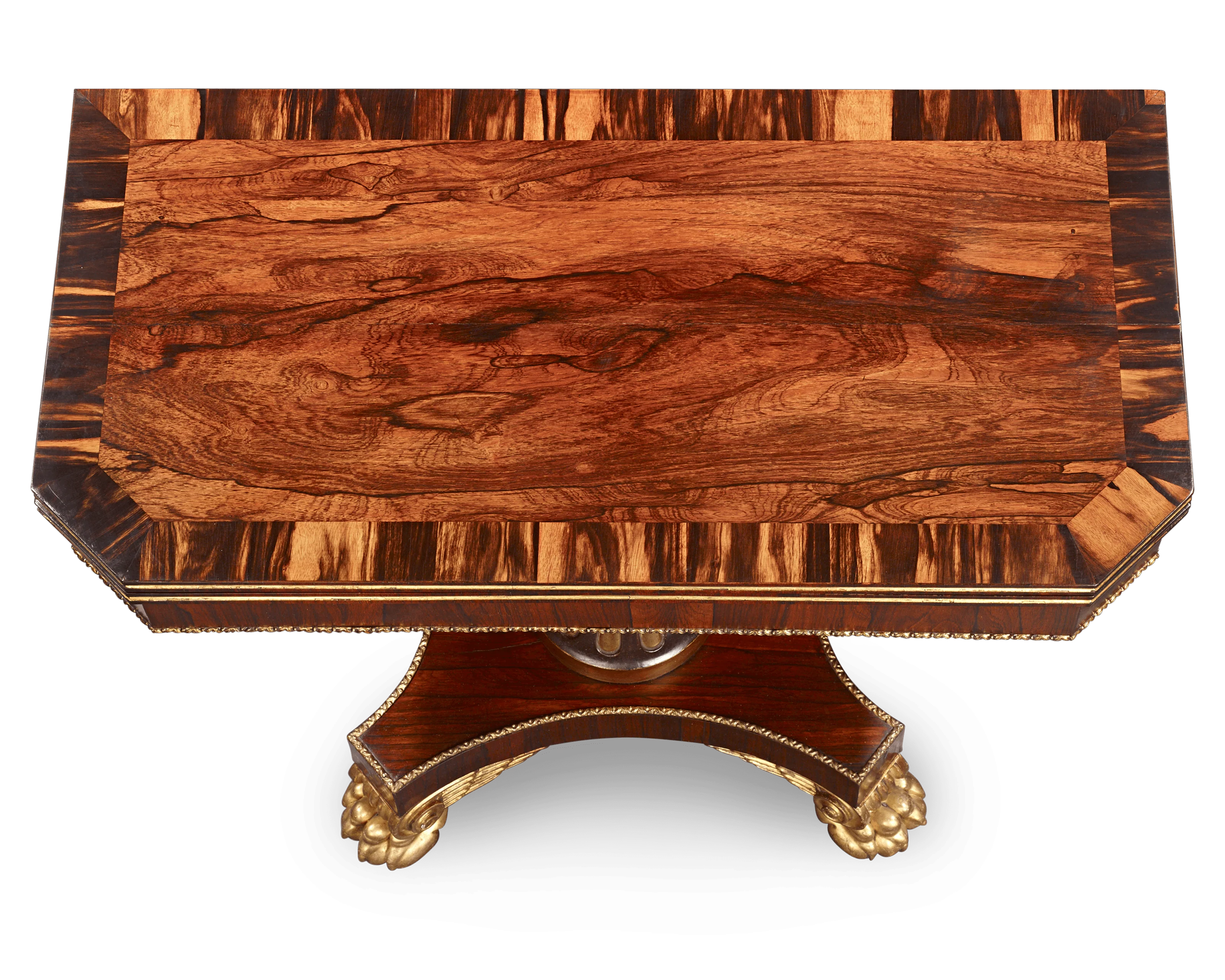 Regency Rosewood Card Tables - Image 3