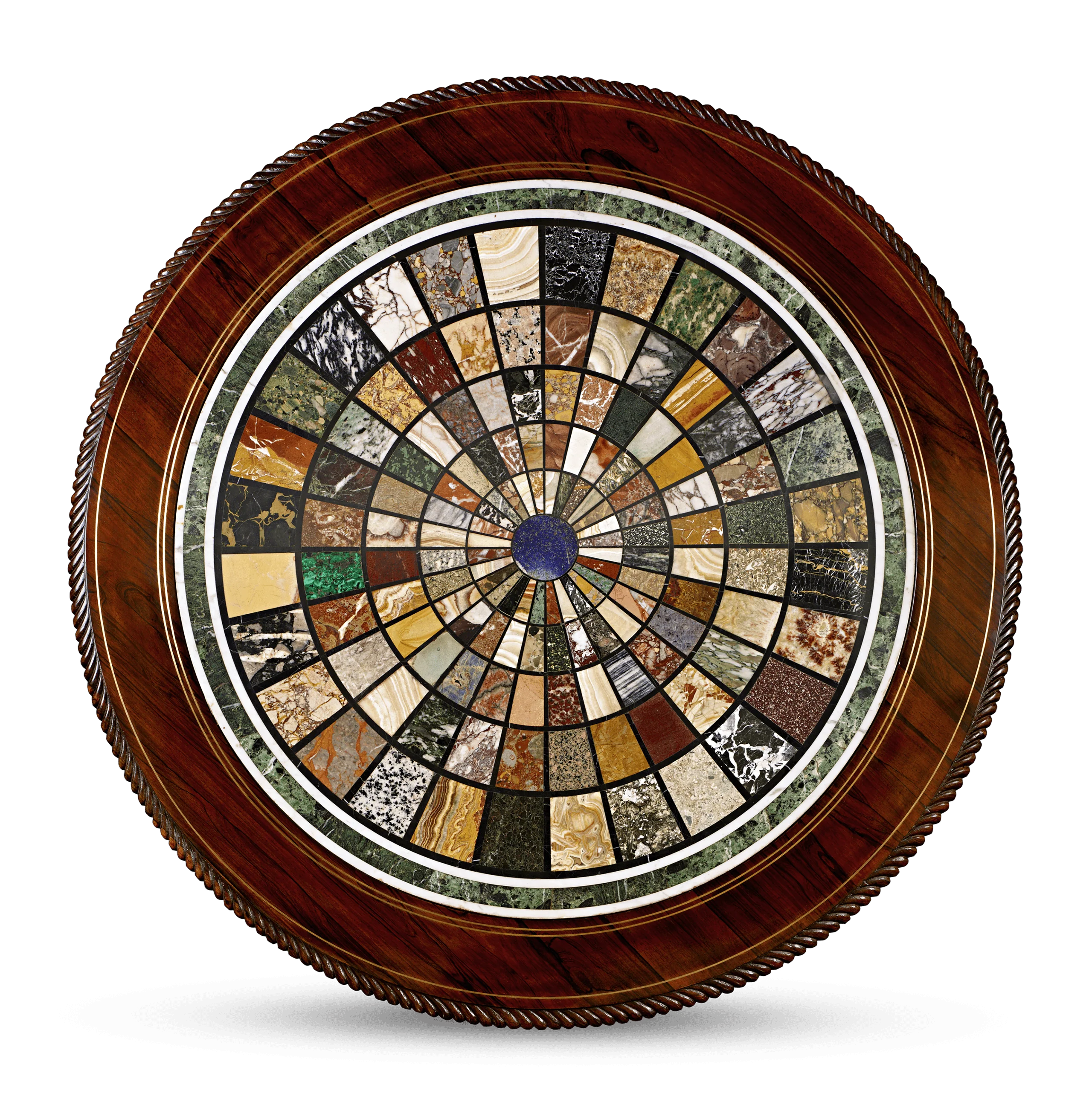 Regency Rosewood Marble Specimen Table - Image 2
