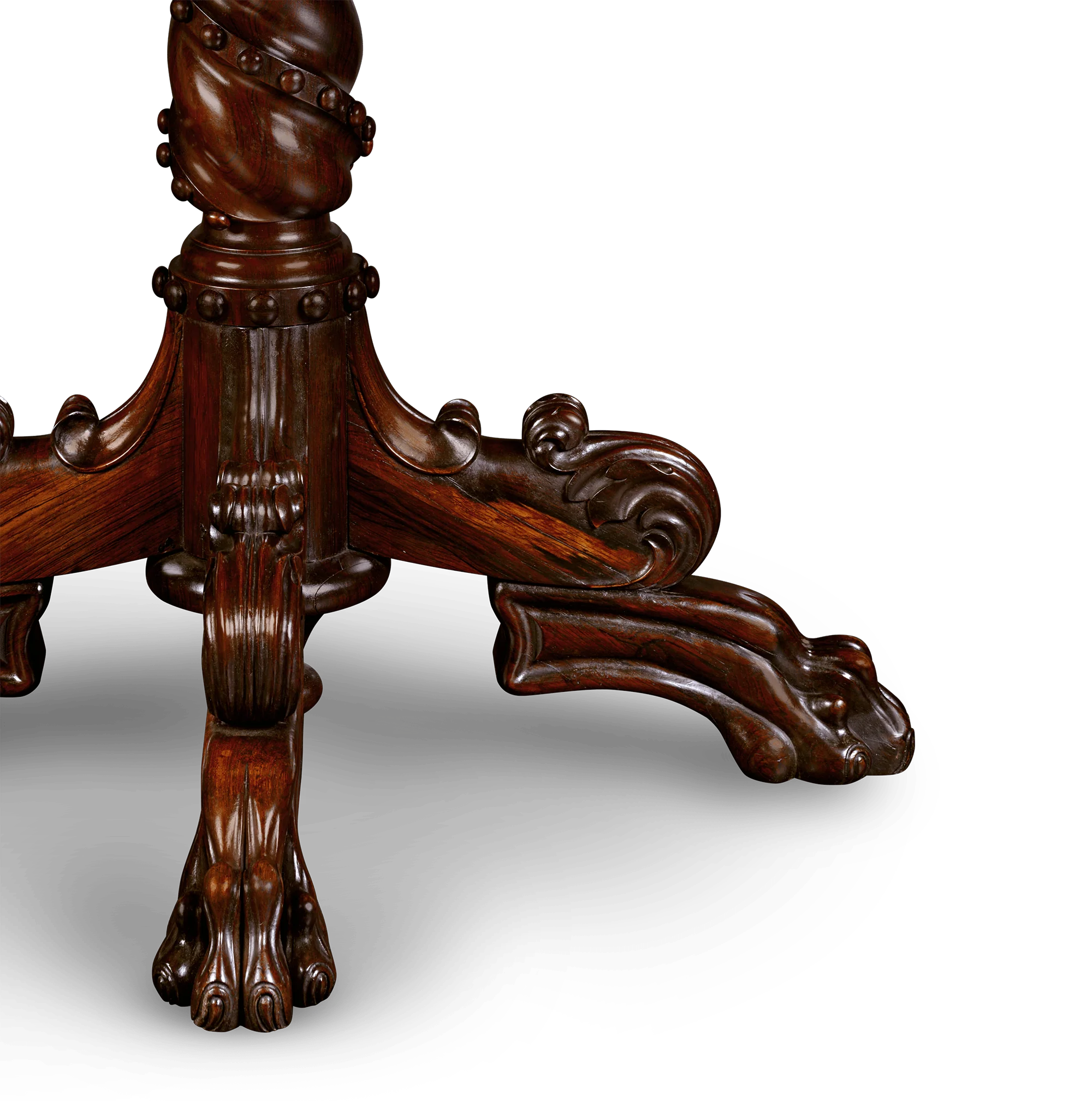 Regency Rosewood Marble Specimen Table - Image 4