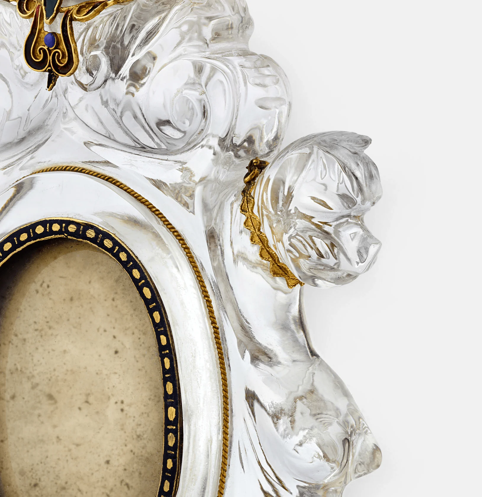 Renaissance Rock Crystal and Gold Agnus Dei - Image 2