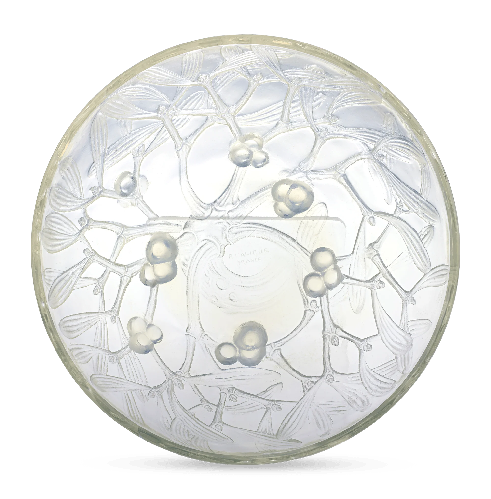 René Lalique Gui Opalescent Glass Bowl - Image 3
