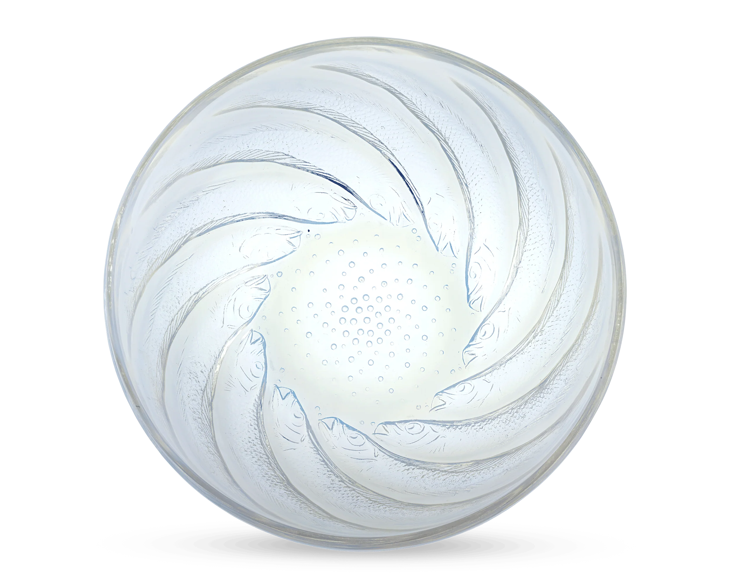 René Lalique Poissons Glass Bowl - Image 3