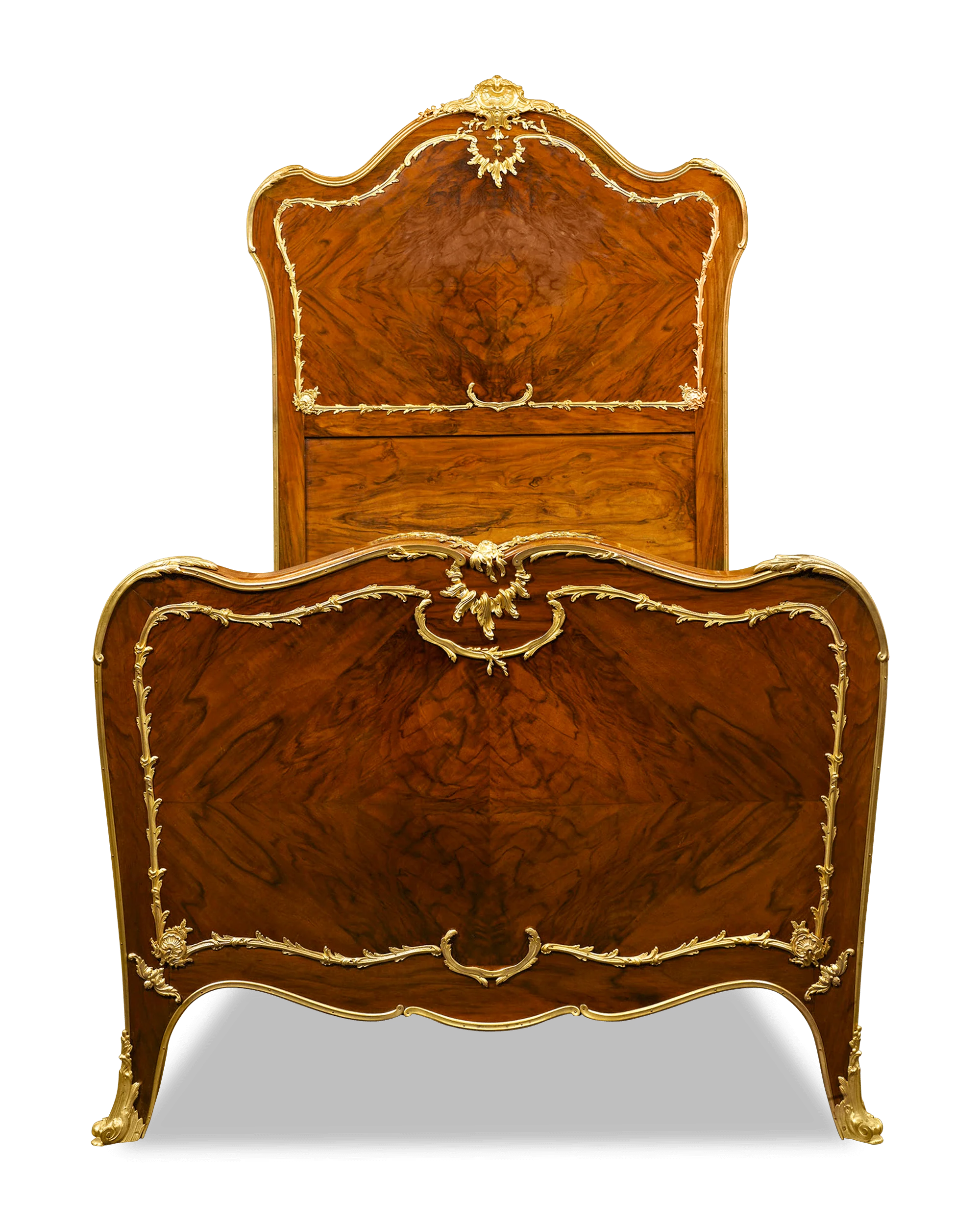 Rococo Style Pair of Twin Beds - Image 4