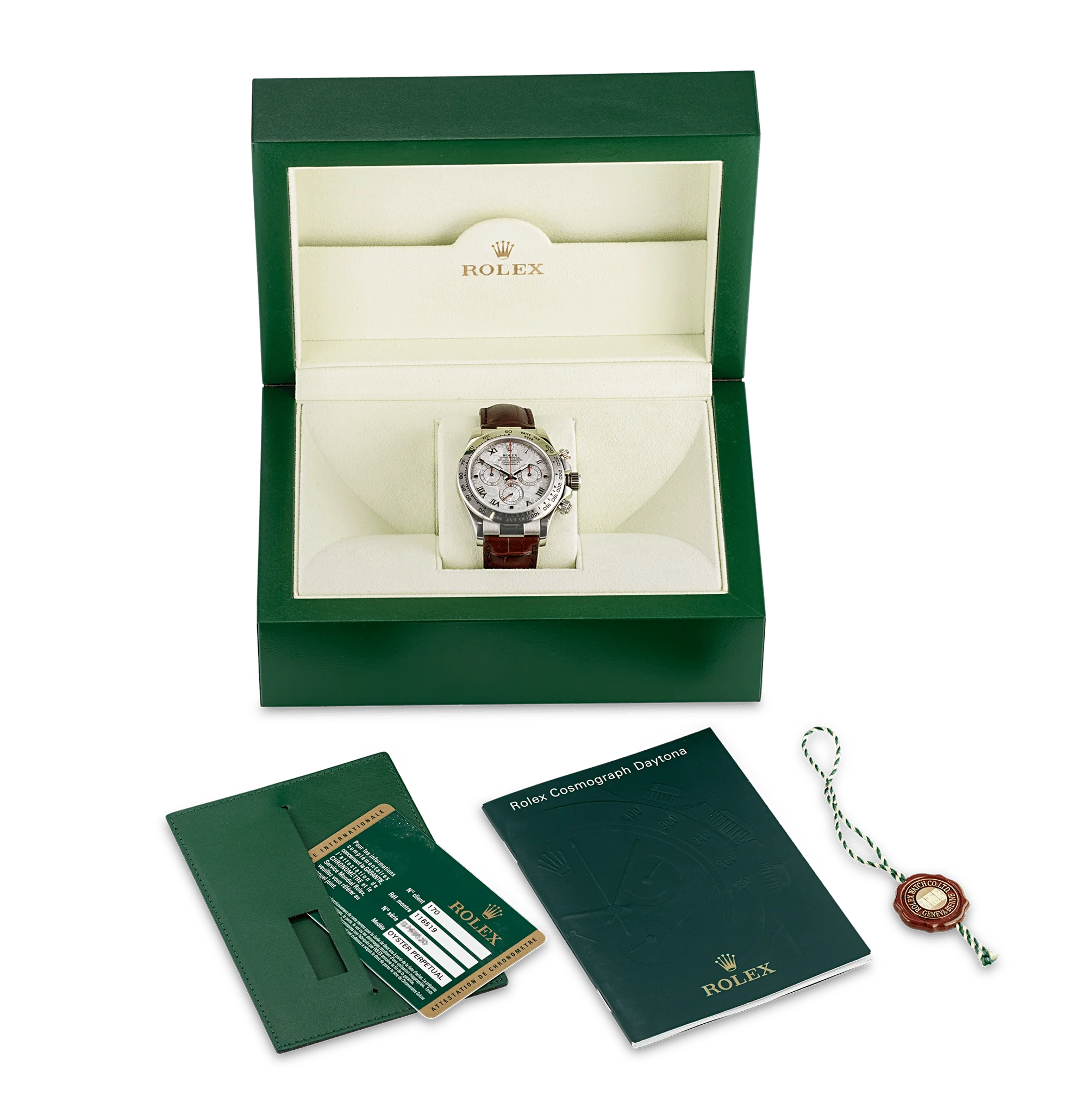 Rolex White Gold Cosmograph Daytona Watch with Meteorite Dial - Image 4