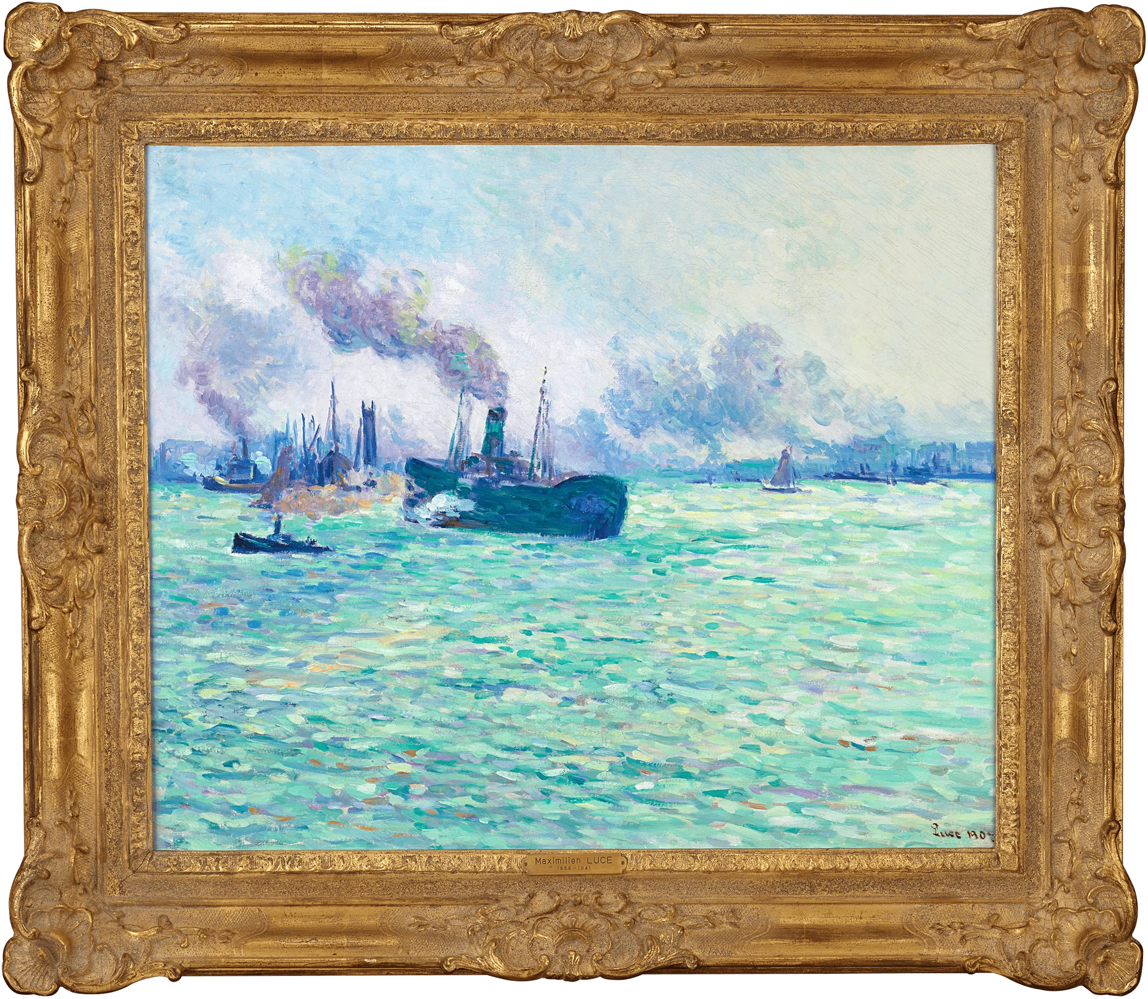 Rotterdam, Scène de Port by Maximilien Luce - Image 2