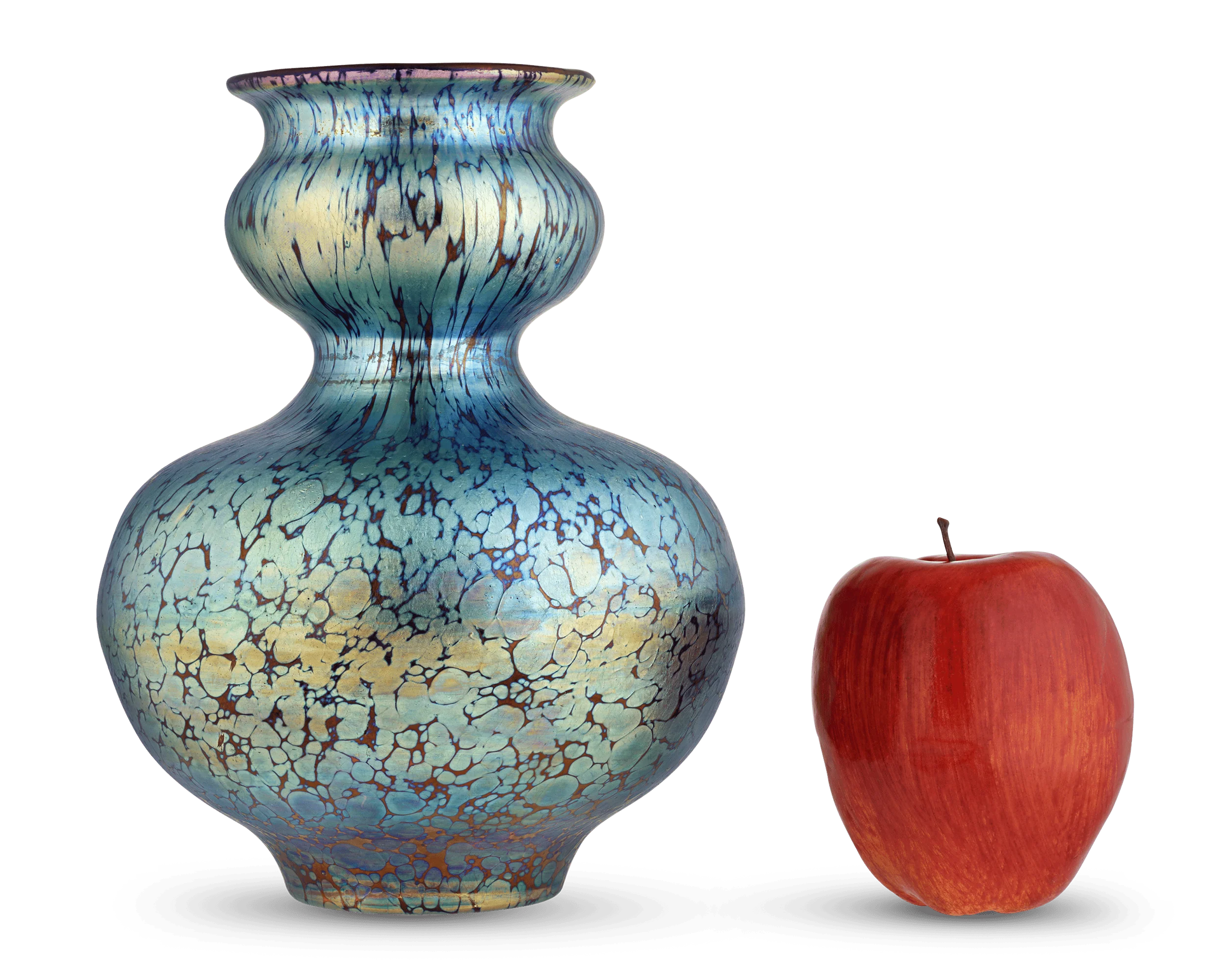 Rounded Papillion Vase by Loetz - Image 4