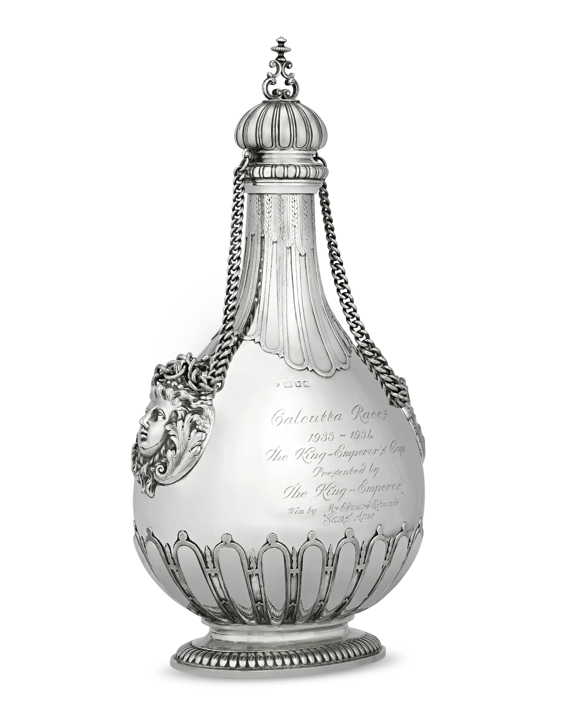 Royal Silver Calcutta Races Trophy - Image 3