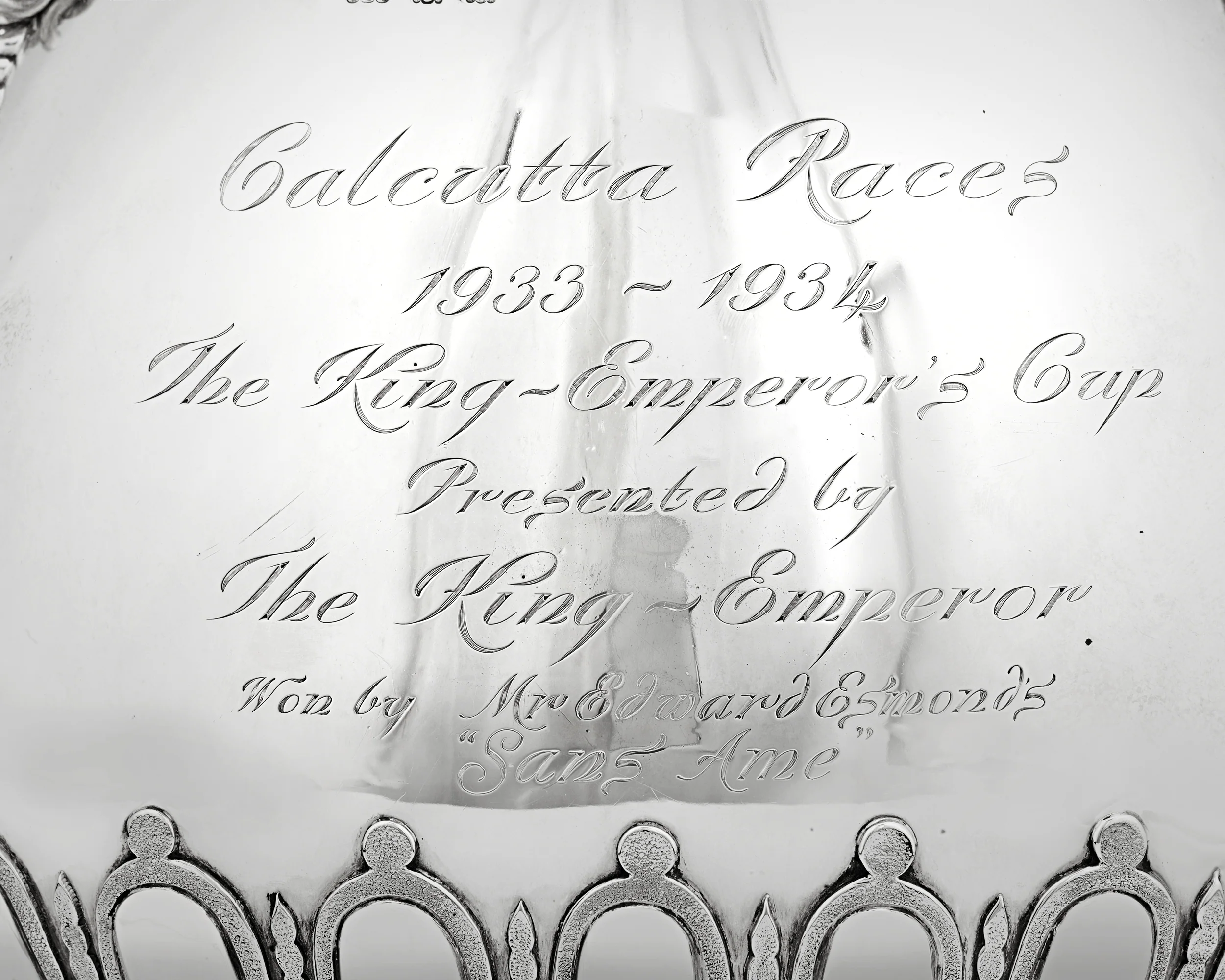 Royal Silver Calcutta Races Trophy - Image 4