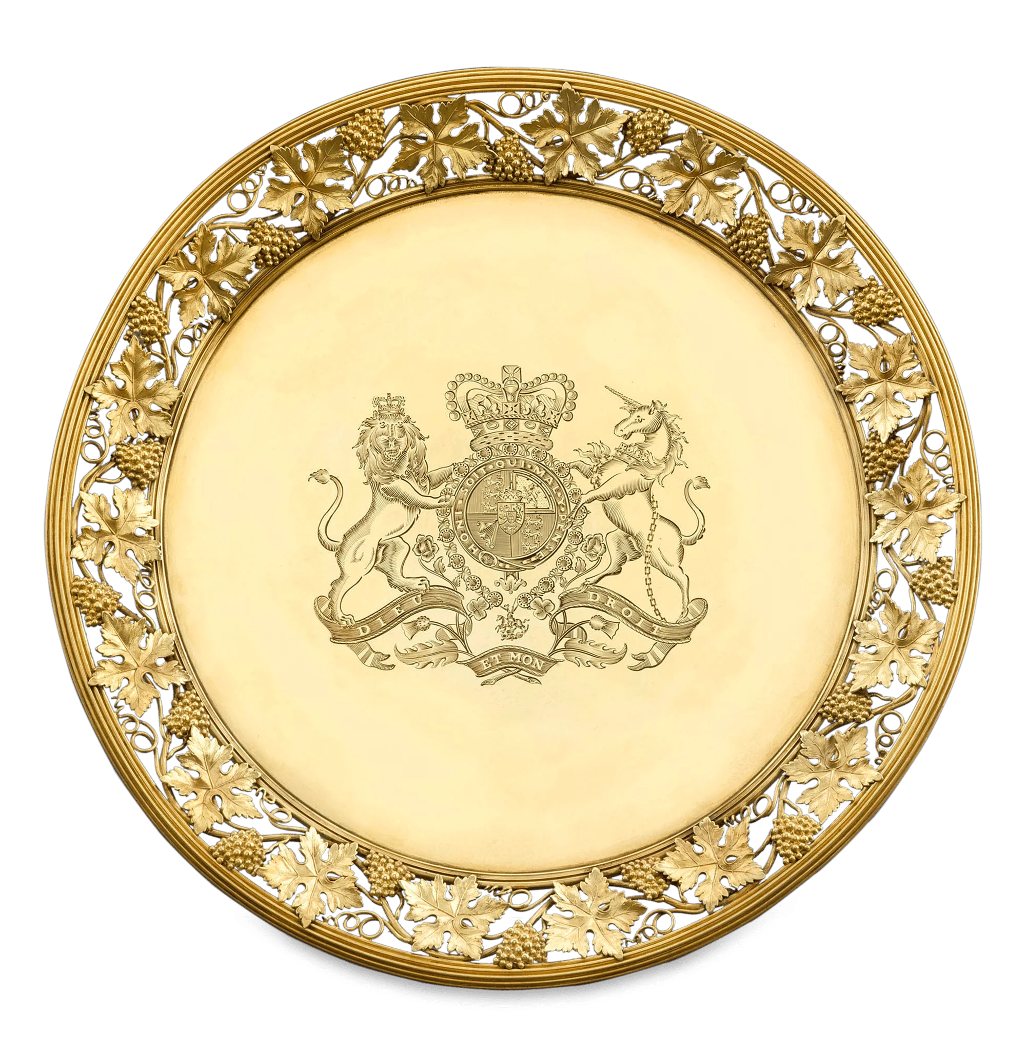 Royal Silver Gilt Tazze by Digby Scott and Benjamin Smith - Image 2