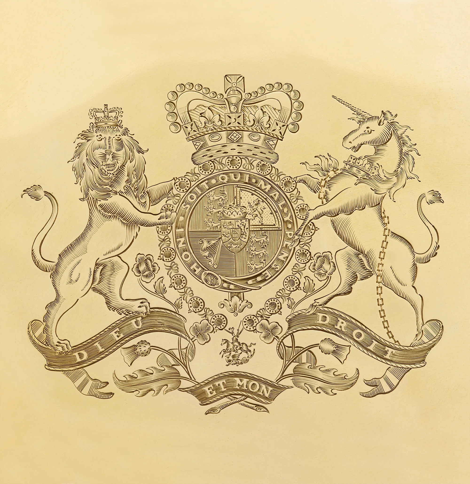 Royal Silver Gilt Tazze by Digby Scott and Benjamin Smith - Image 3