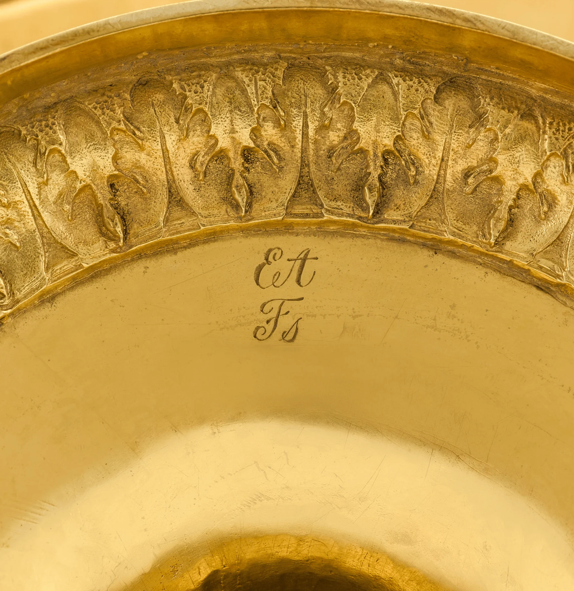 Royal Silver Gilt Tazze by Digby Scott and Benjamin Smith - Image 6