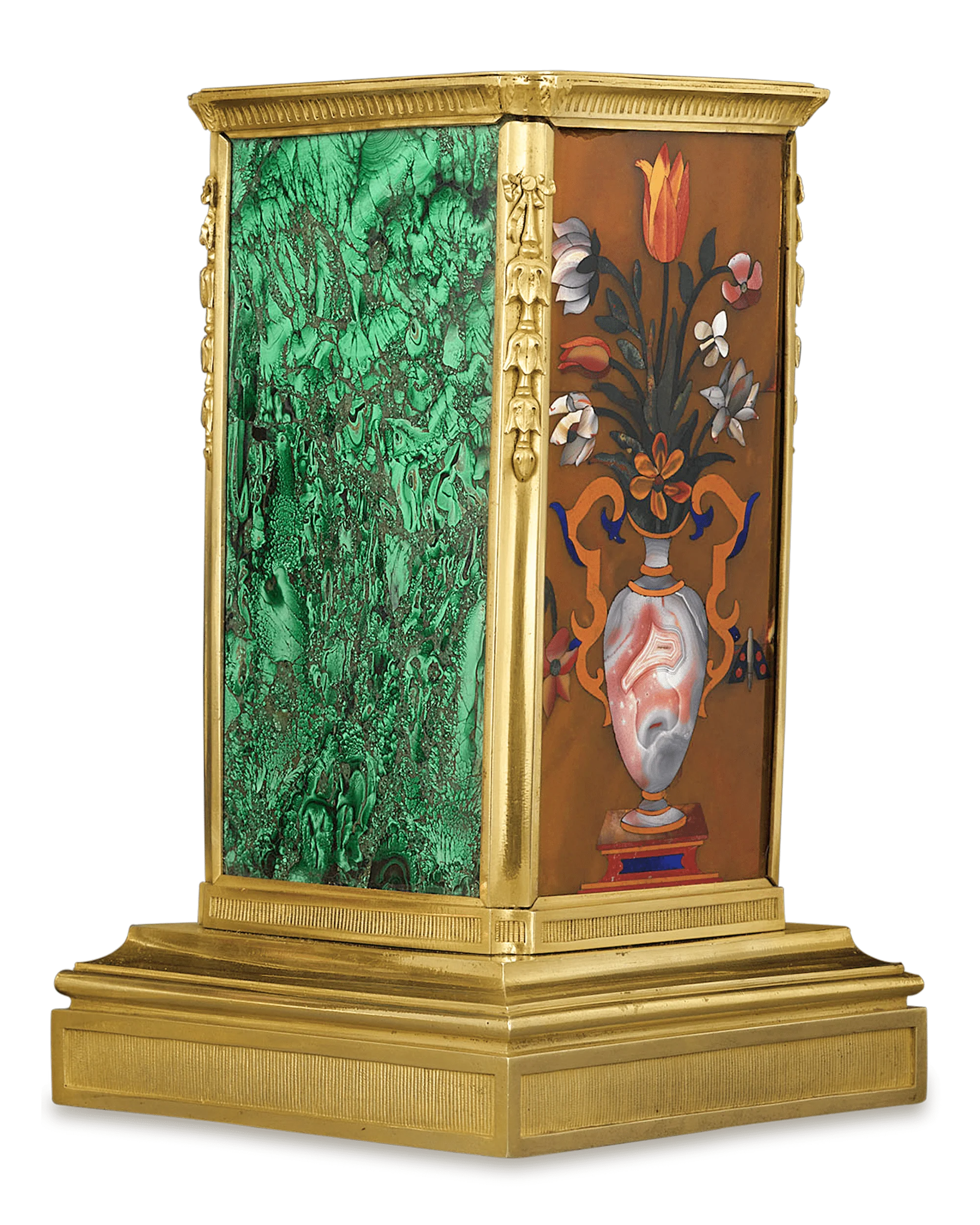Russian Malachite and Pietre Dure Plinths - Image 2