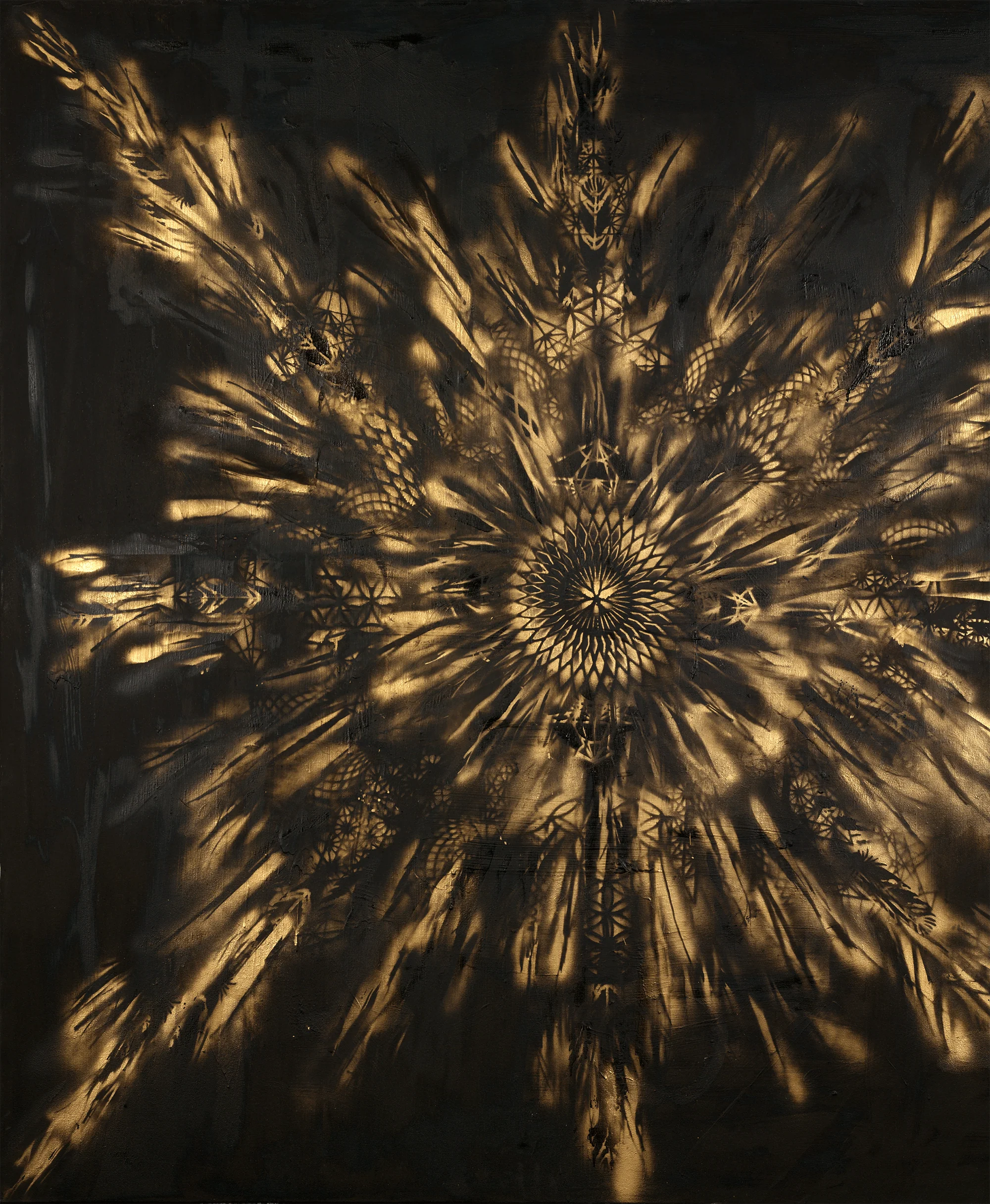 Sacred Flower at Night by Louis Carreon - Image 3