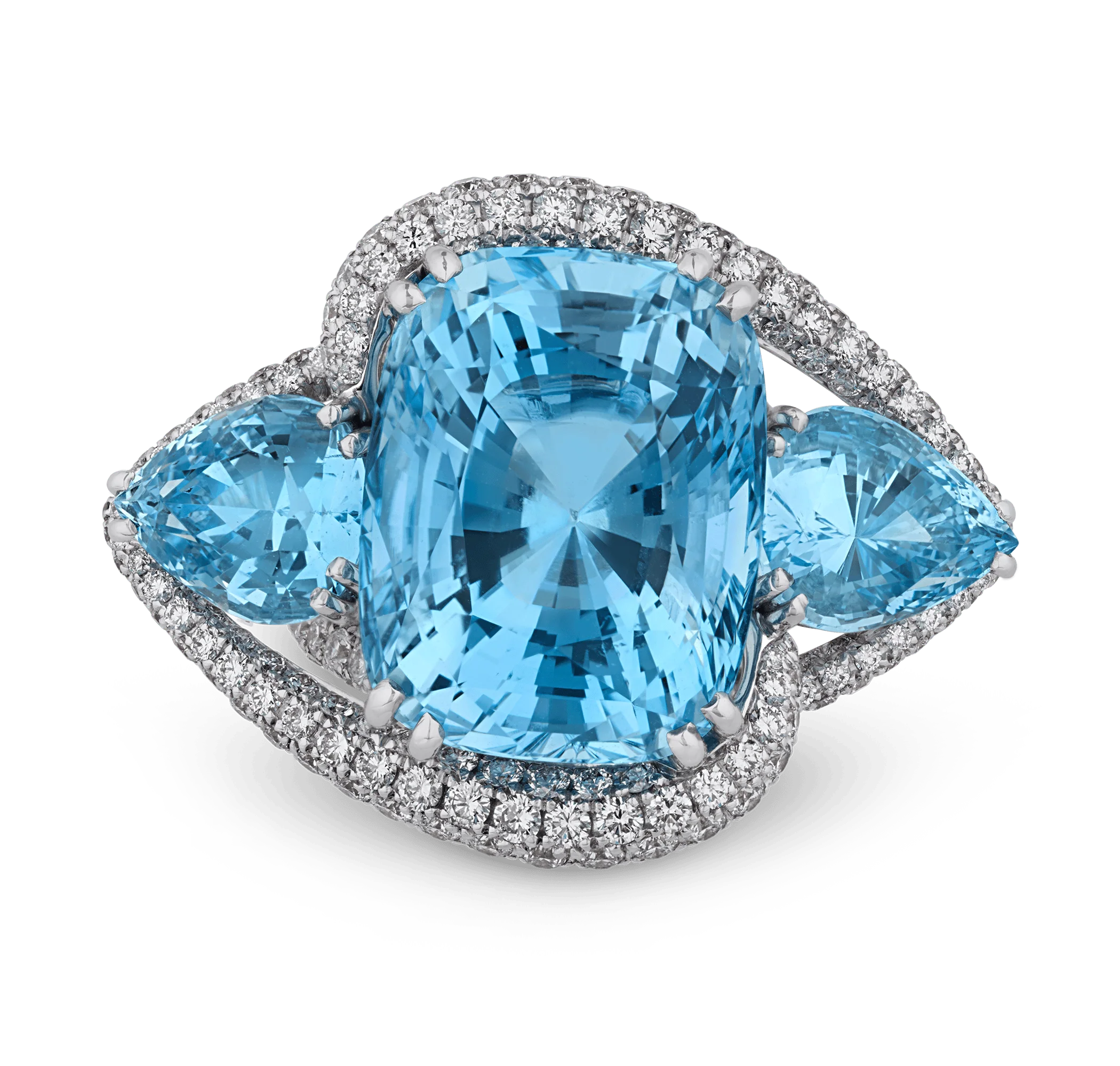 Salavetti Unheated Aquamarine Ring, 33.83 Carats - Image 3