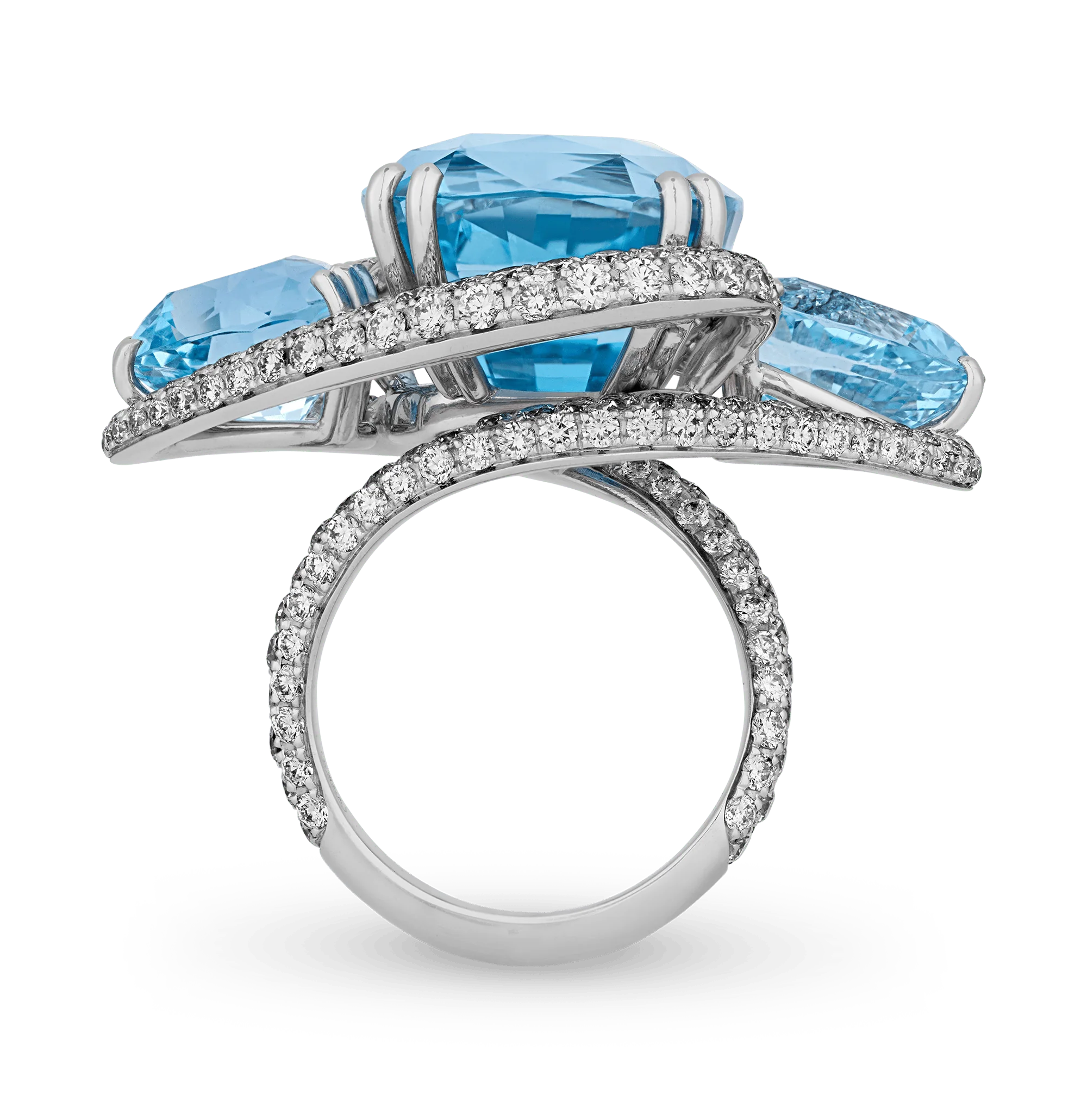 Salavetti Unheated Aquamarine Ring, 33.83 Carats - Image 4