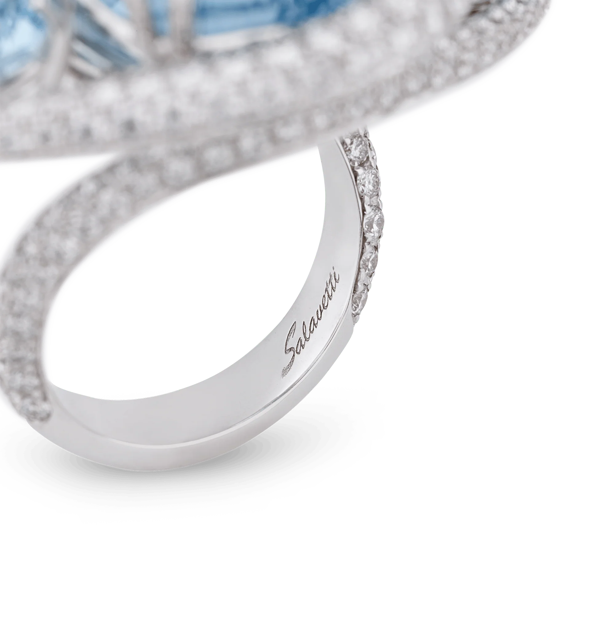 Salavetti Unheated Aquamarine Ring, 33.83 Carats - Image 5