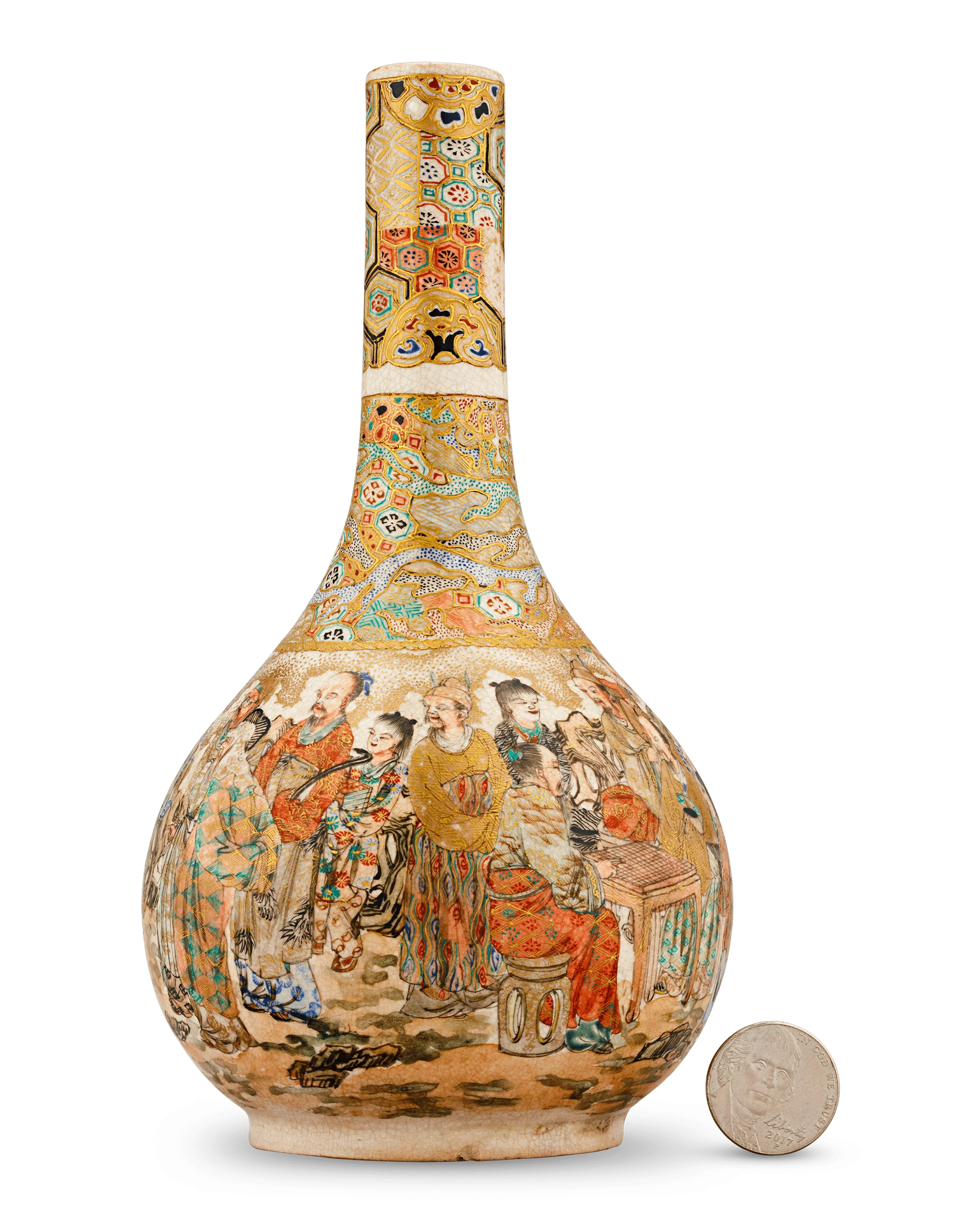 Satsuma Vase with Figures - Image 2