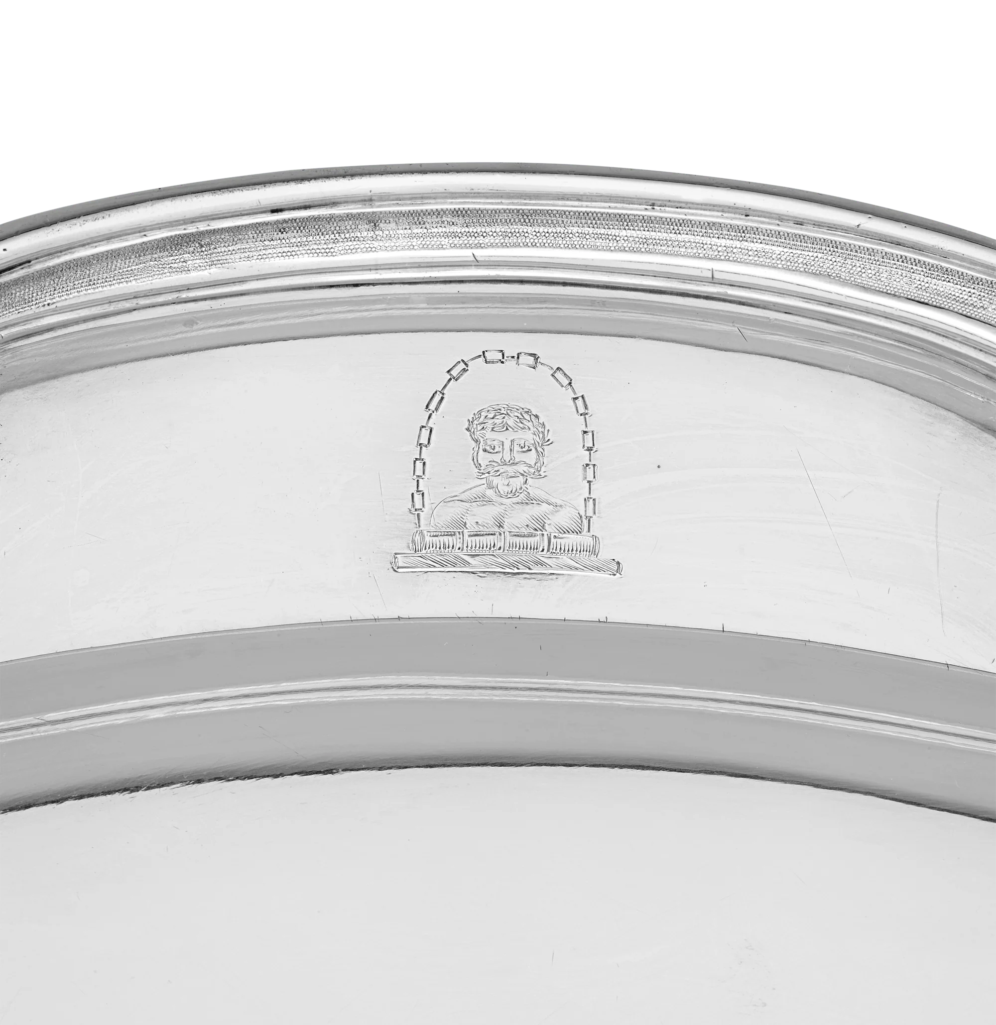 Set of Three Victorian Silver Trays by Benjamin Smith - Image 3