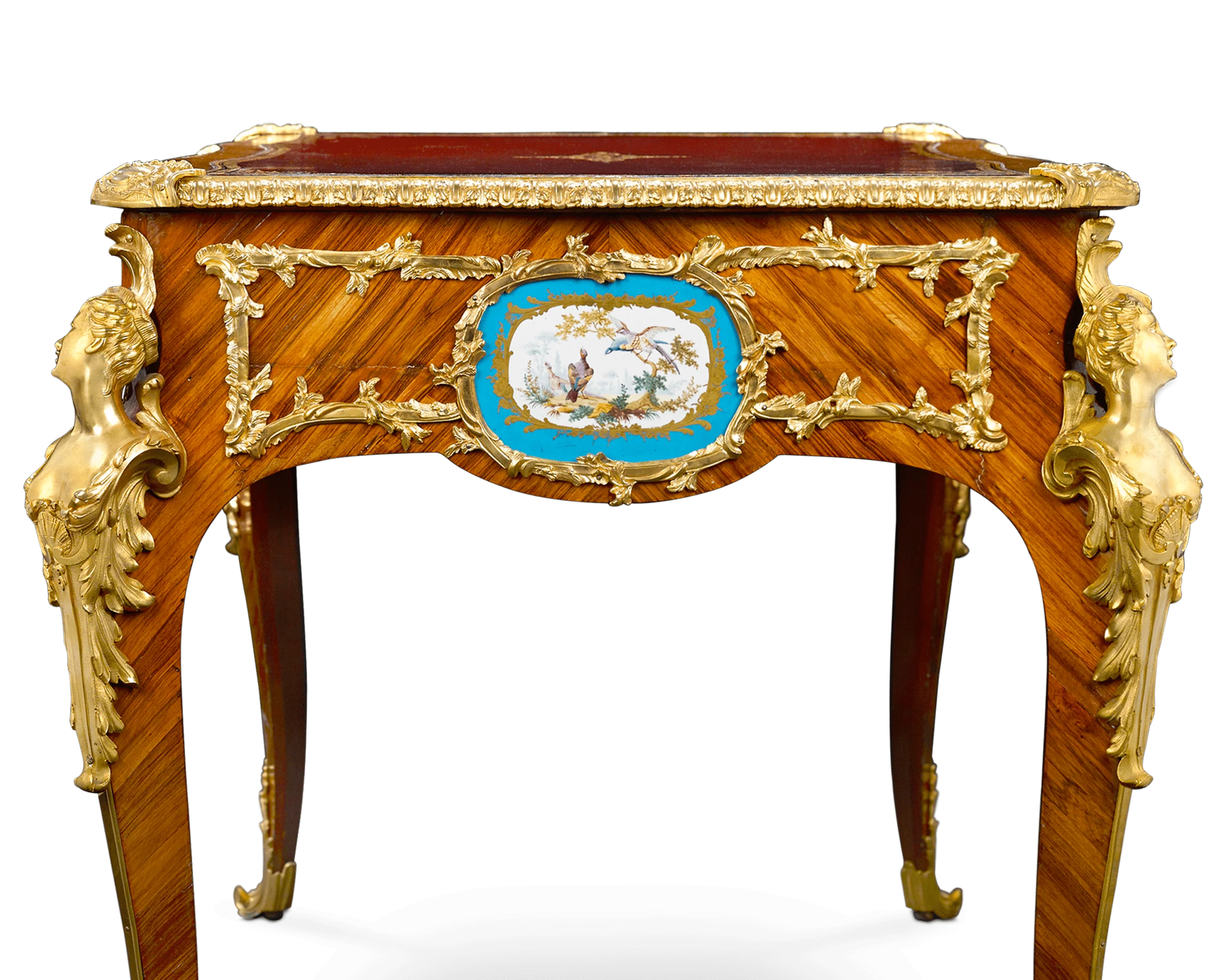 Sèvres Porcelain-Mounted Bureau Plat - Image 3