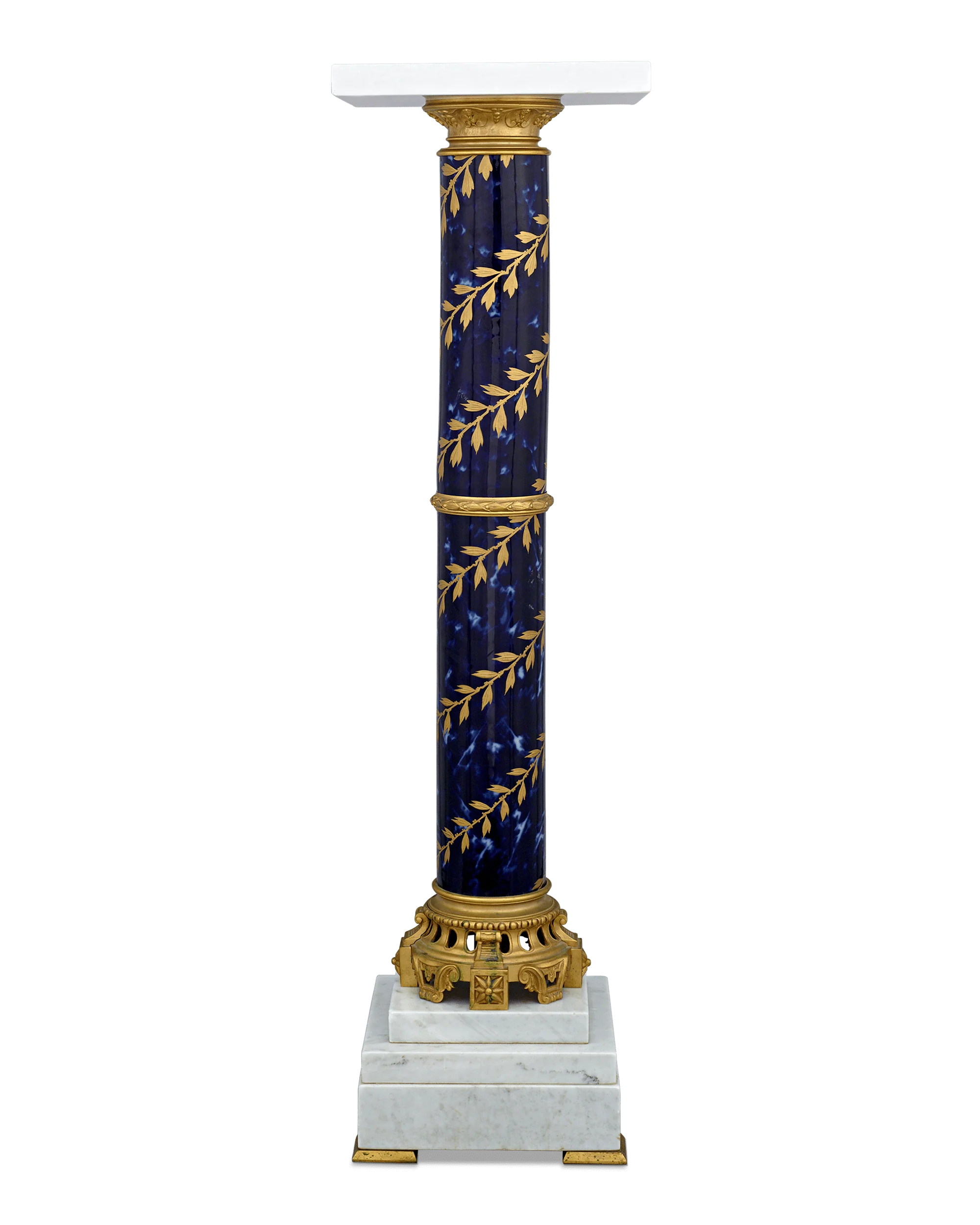 Sèvres-Style Porcelain Pedestal