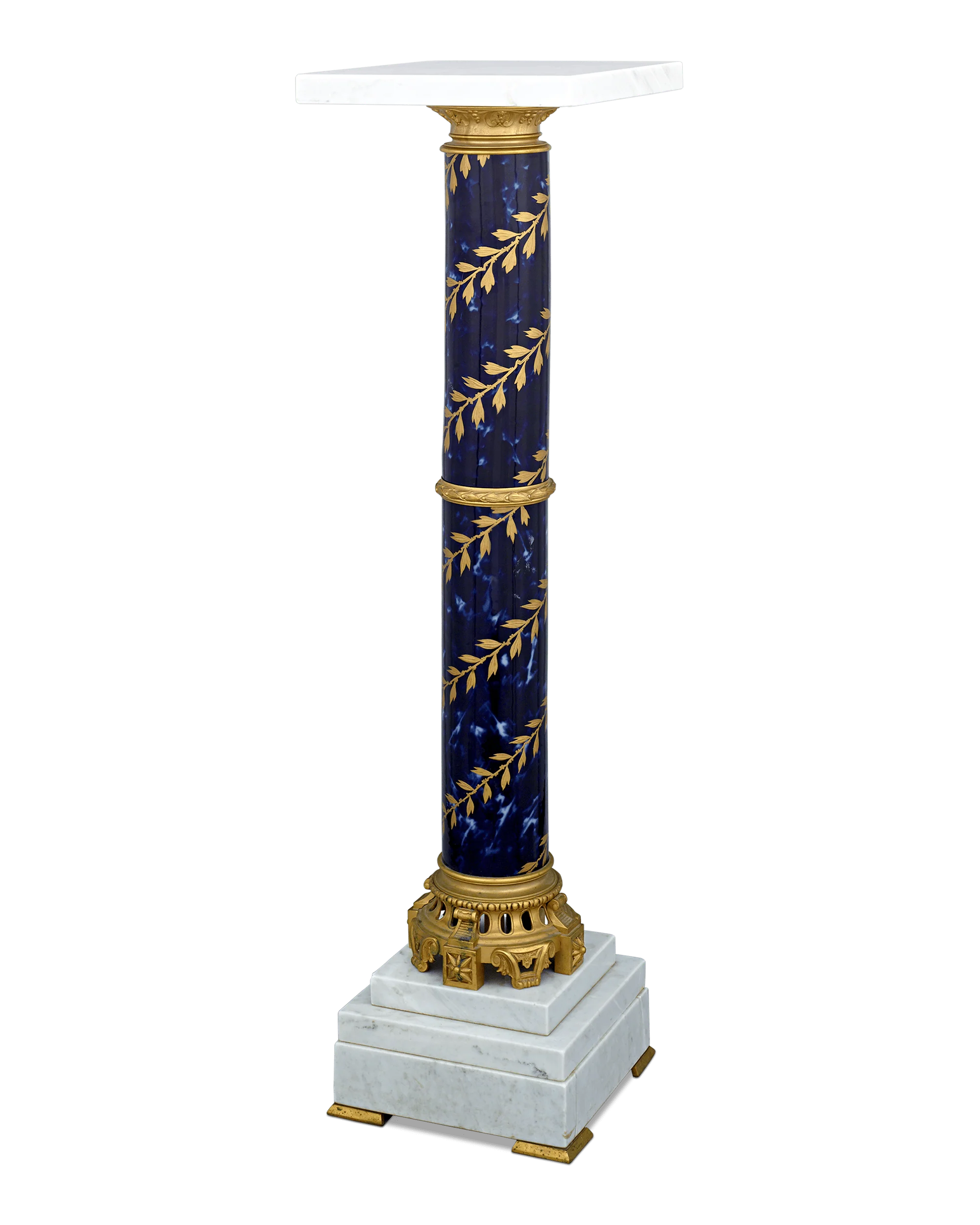 Sèvres-Style Porcelain Pedestal - Image 2