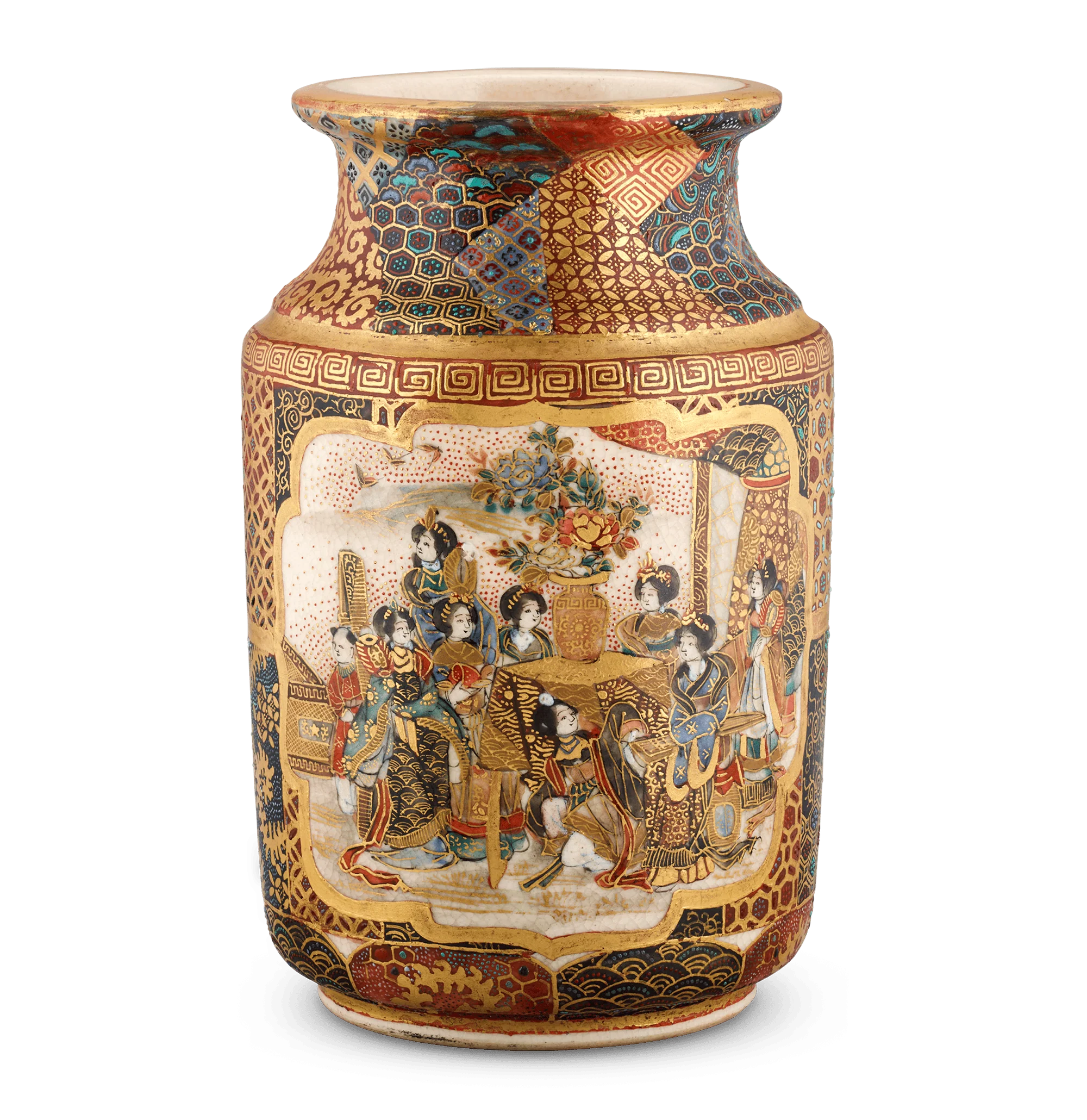 Short Satsuma Vase